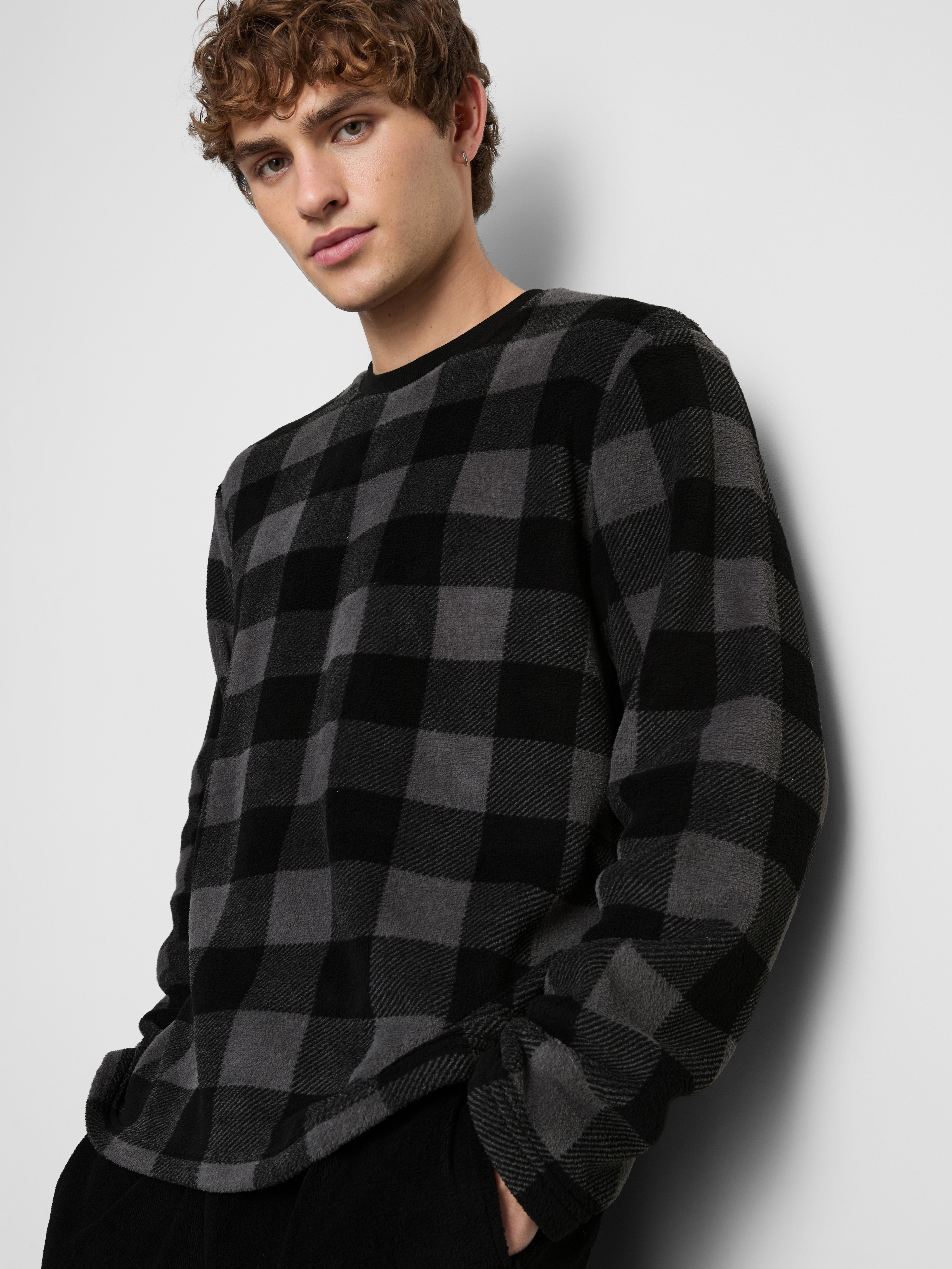 Checker Fleece Pajamas