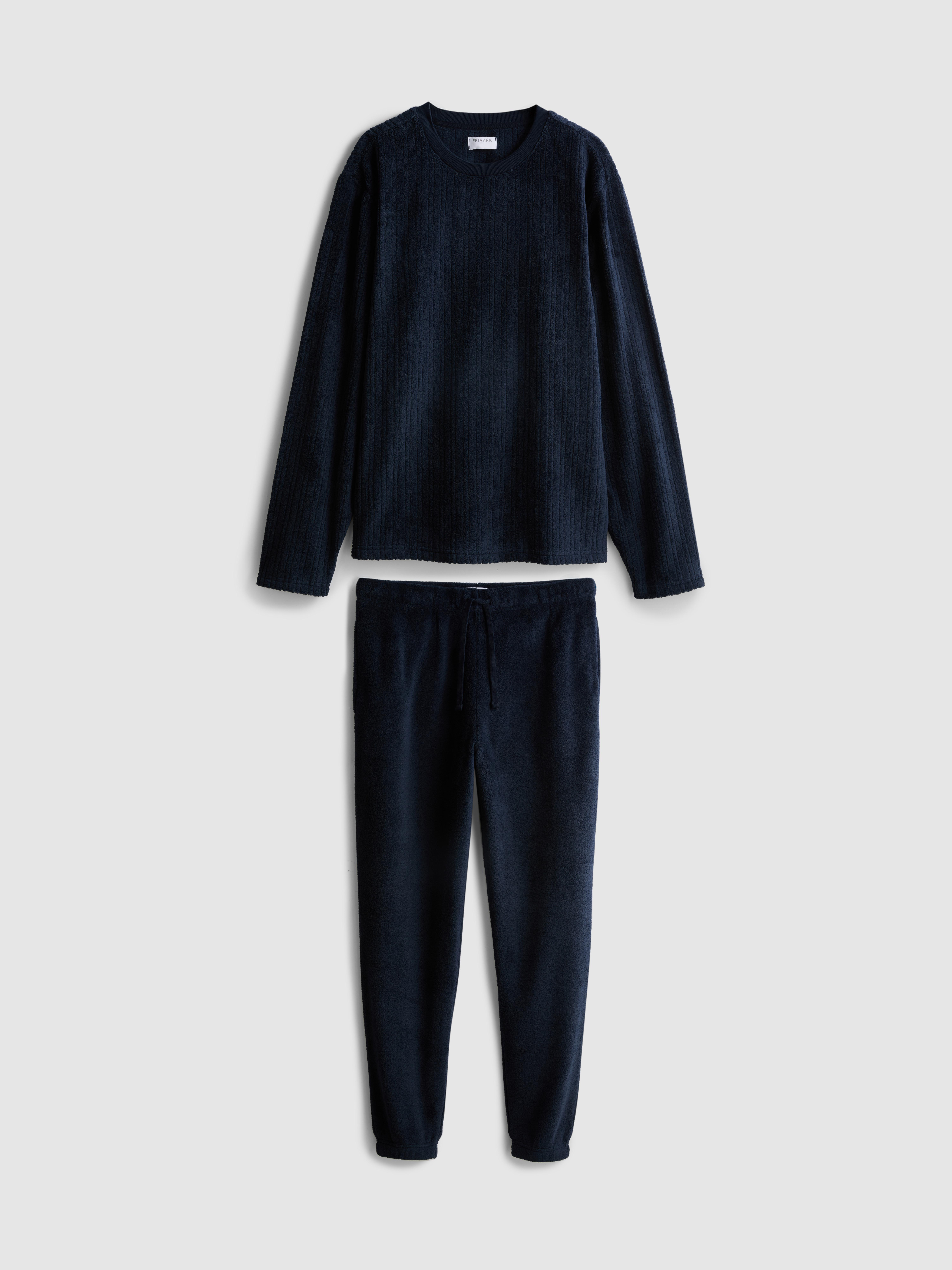 Ribbed Fleece Pajamas