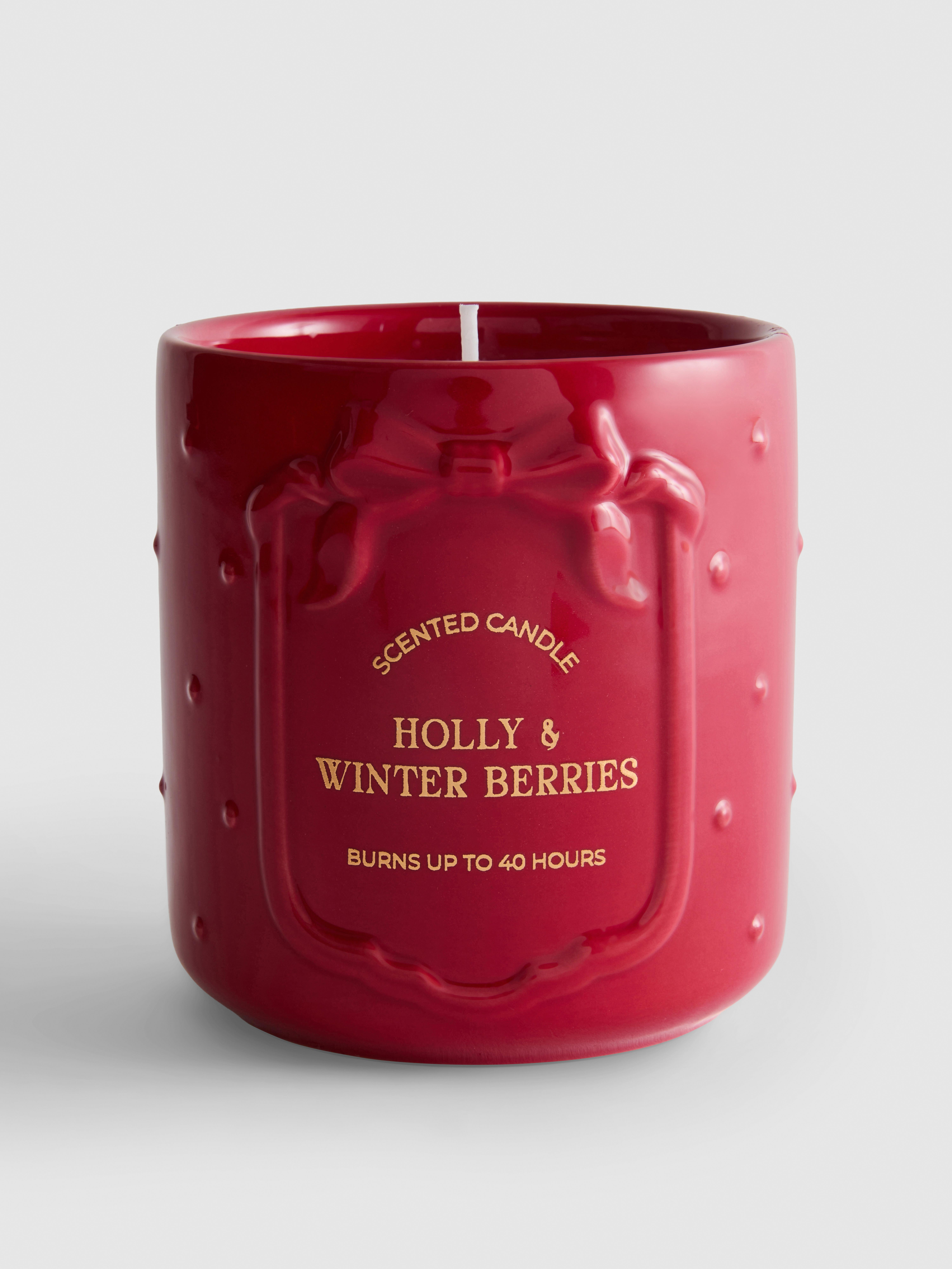 Ceramic Bow Scented Candle