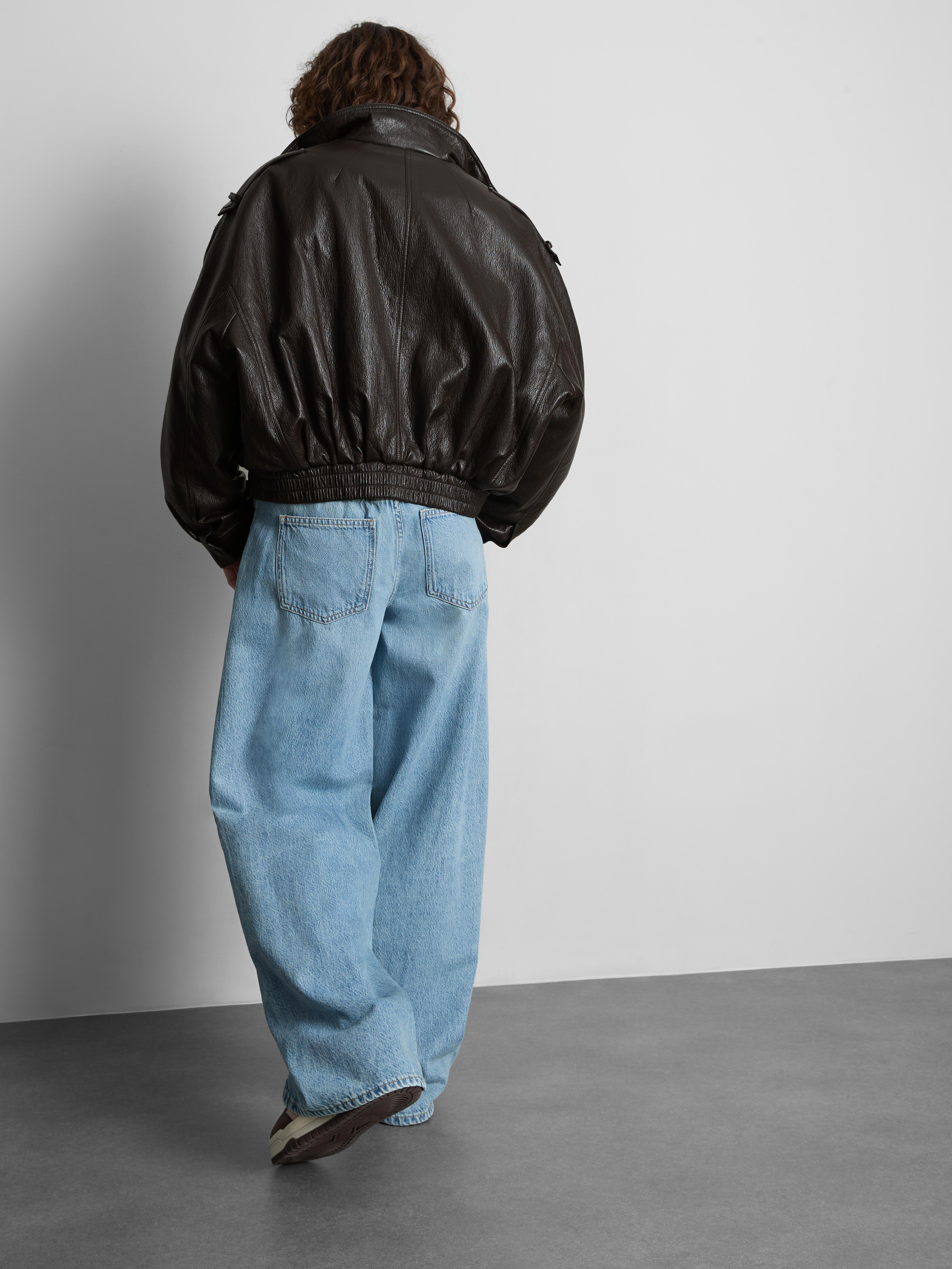 The Primark Scene | Faux Leather Funnel Neck Bomber Jacket