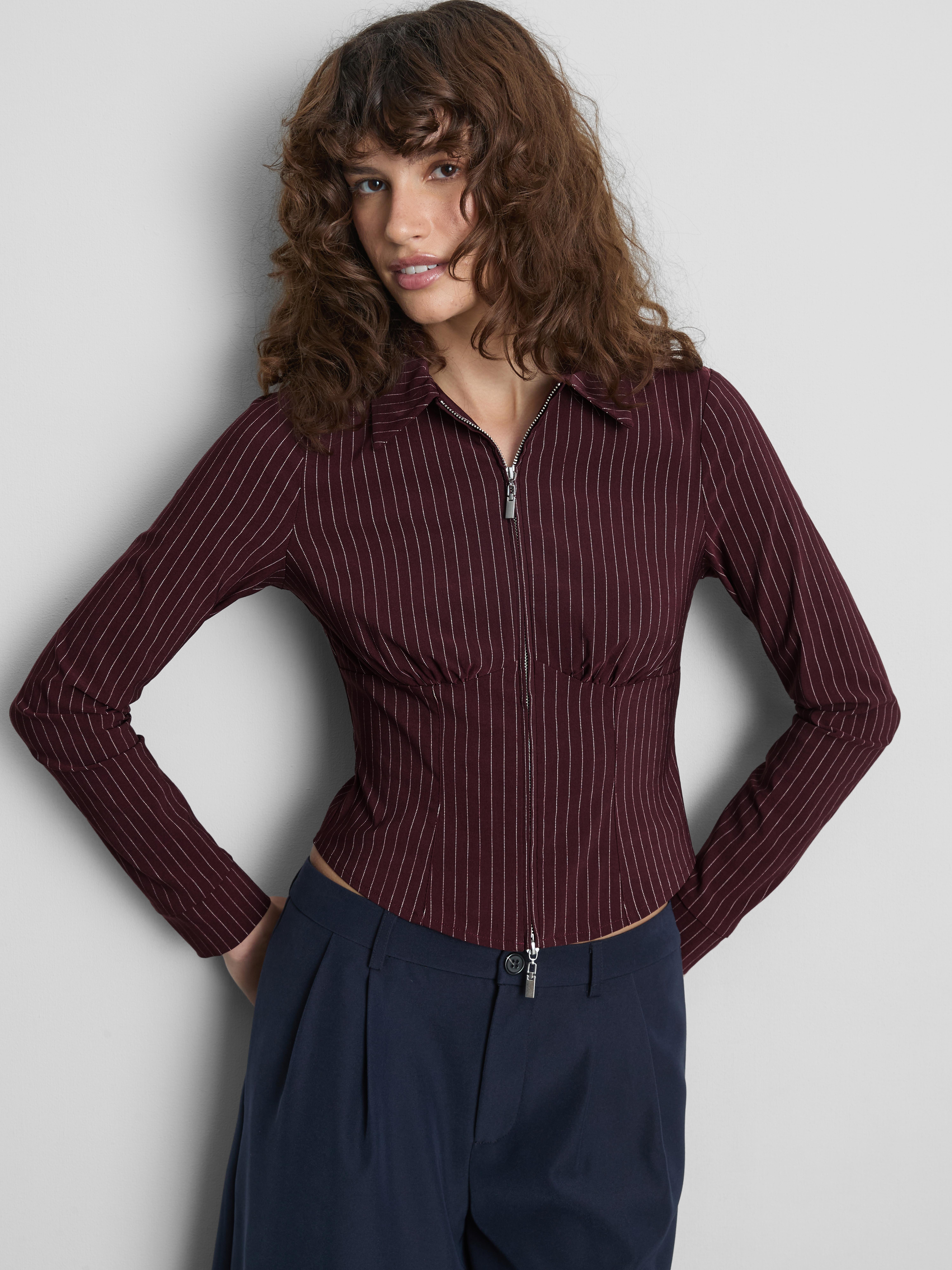 The Primark Scene | Fitted Zip-Up Stretch Shirt