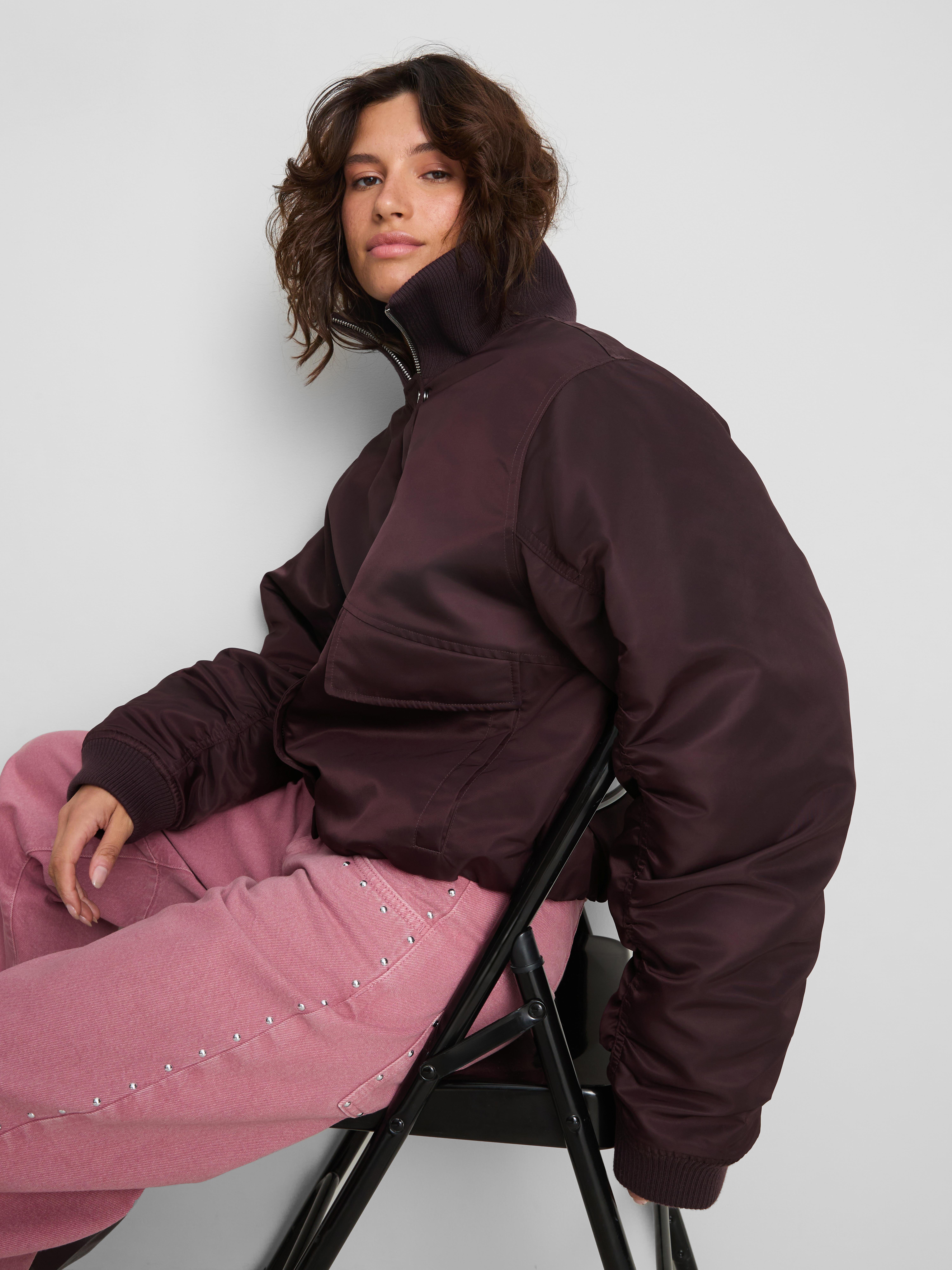 The Primark Scene | High Collar Padded Bomber Jacket