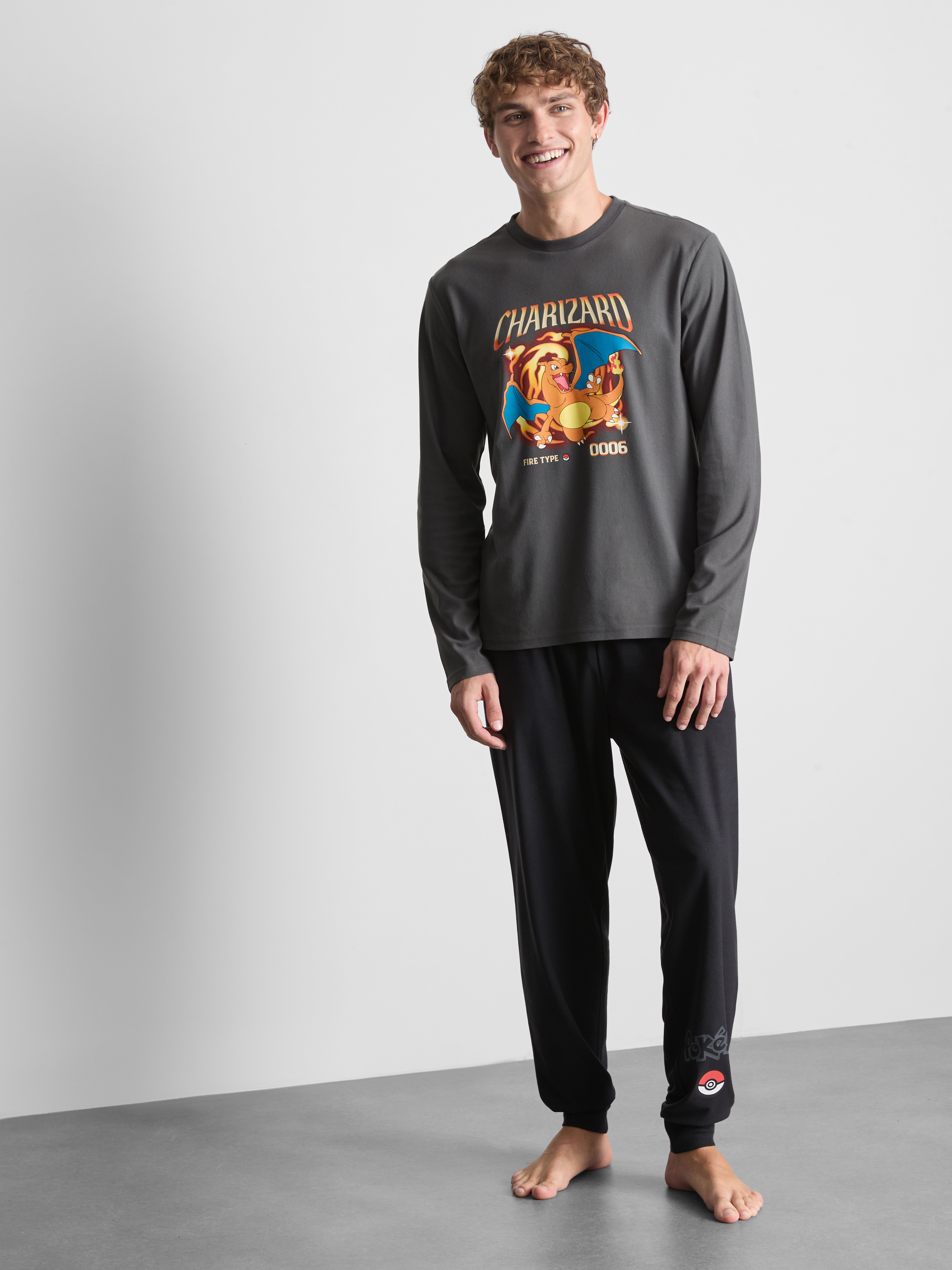 Pokémon Charizard Long Sleeve Pajamas