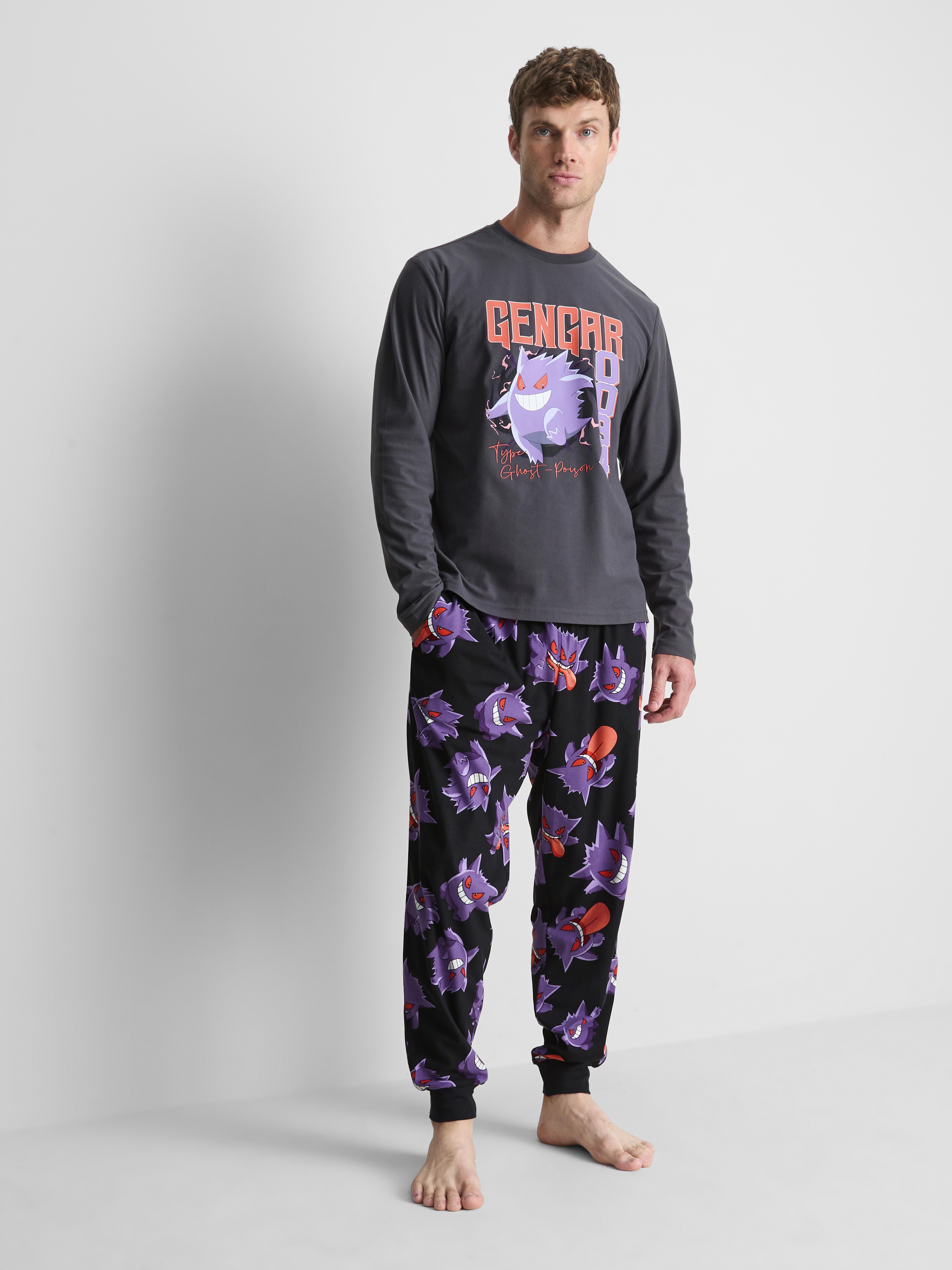 Pokémon Gengar Long Sleeve Pajamas
