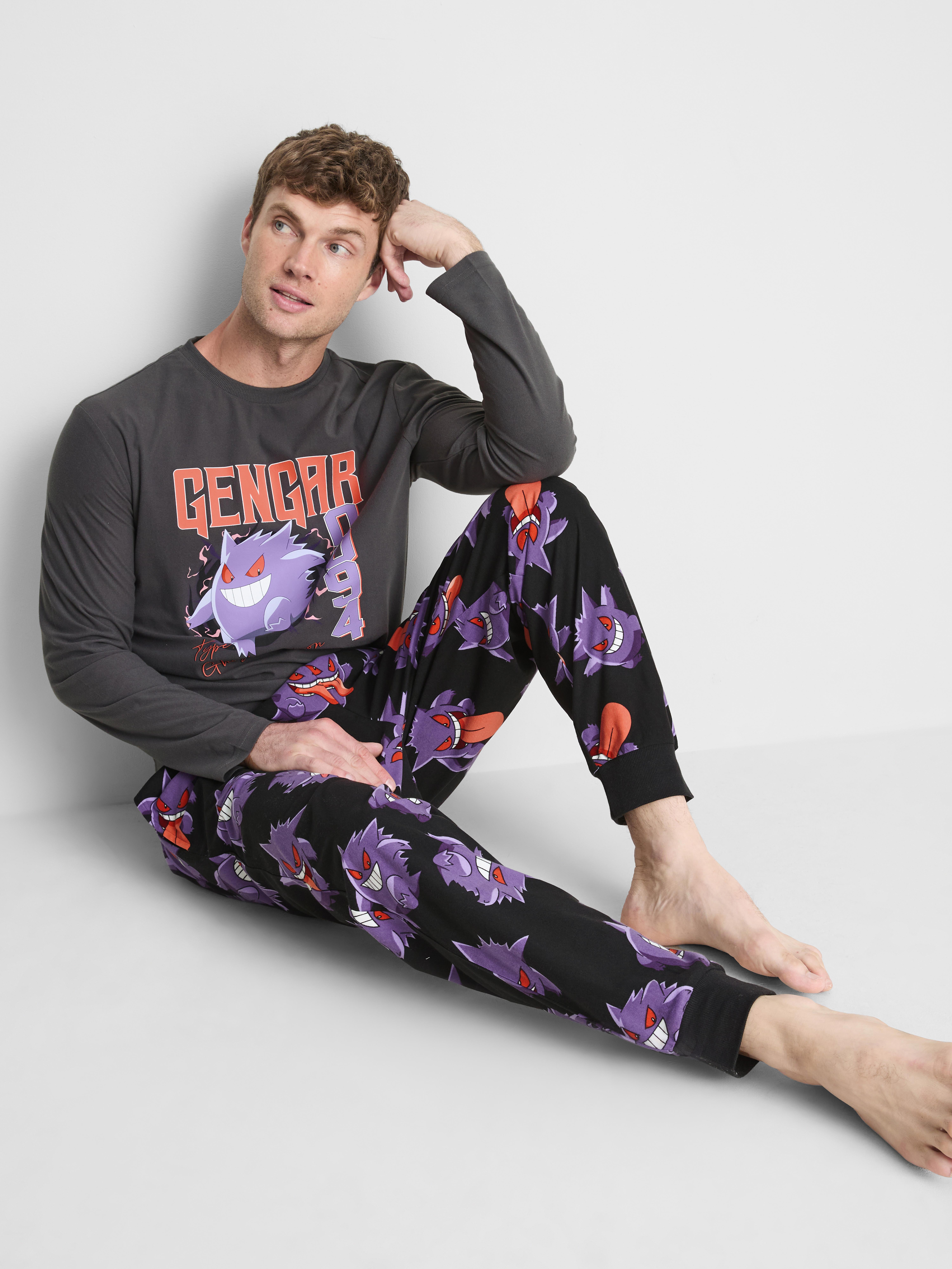 Pokémon Gengar Long Sleeve Pajamas