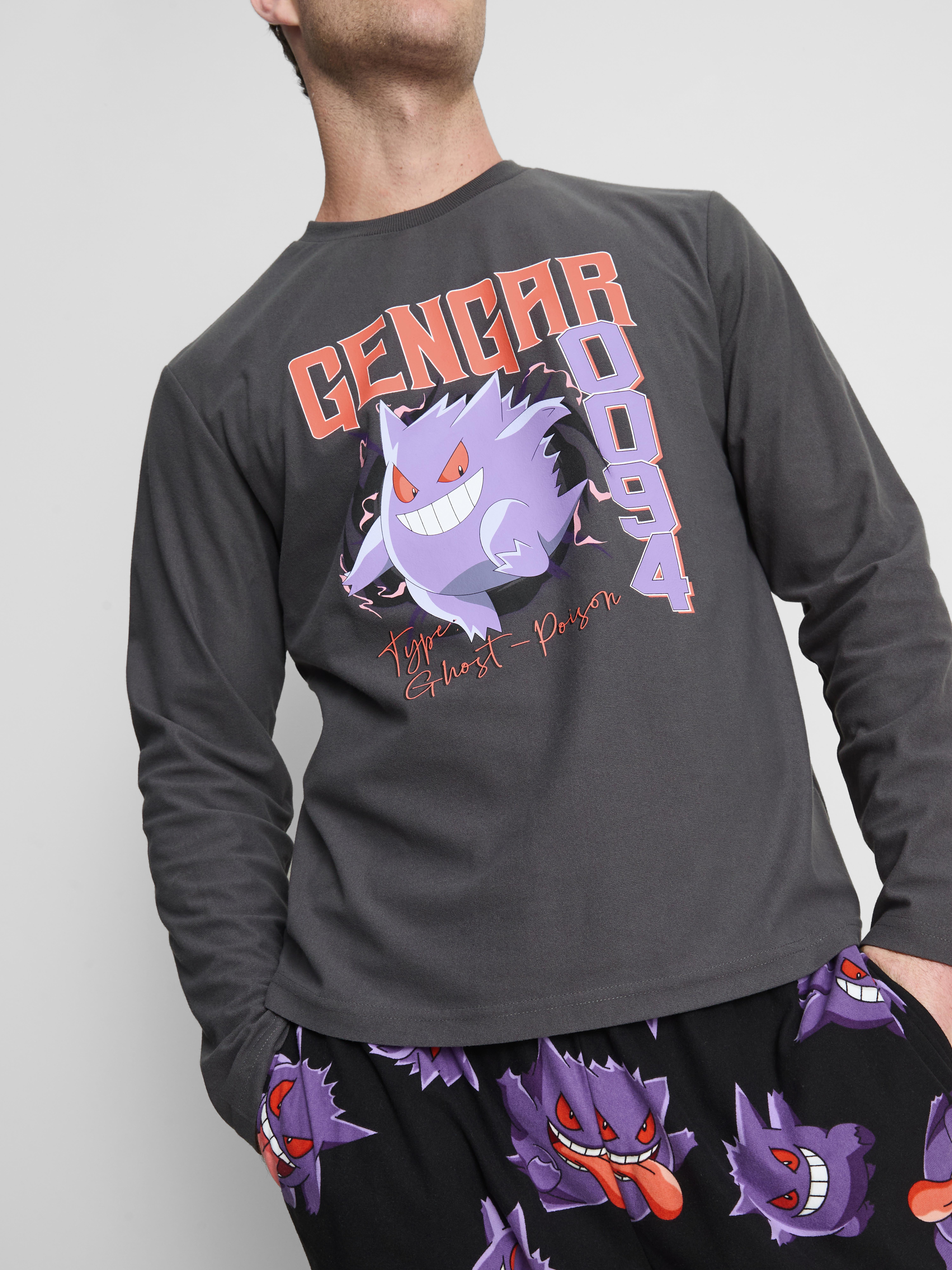 Pokémon Gengar Long Sleeve Pajamas