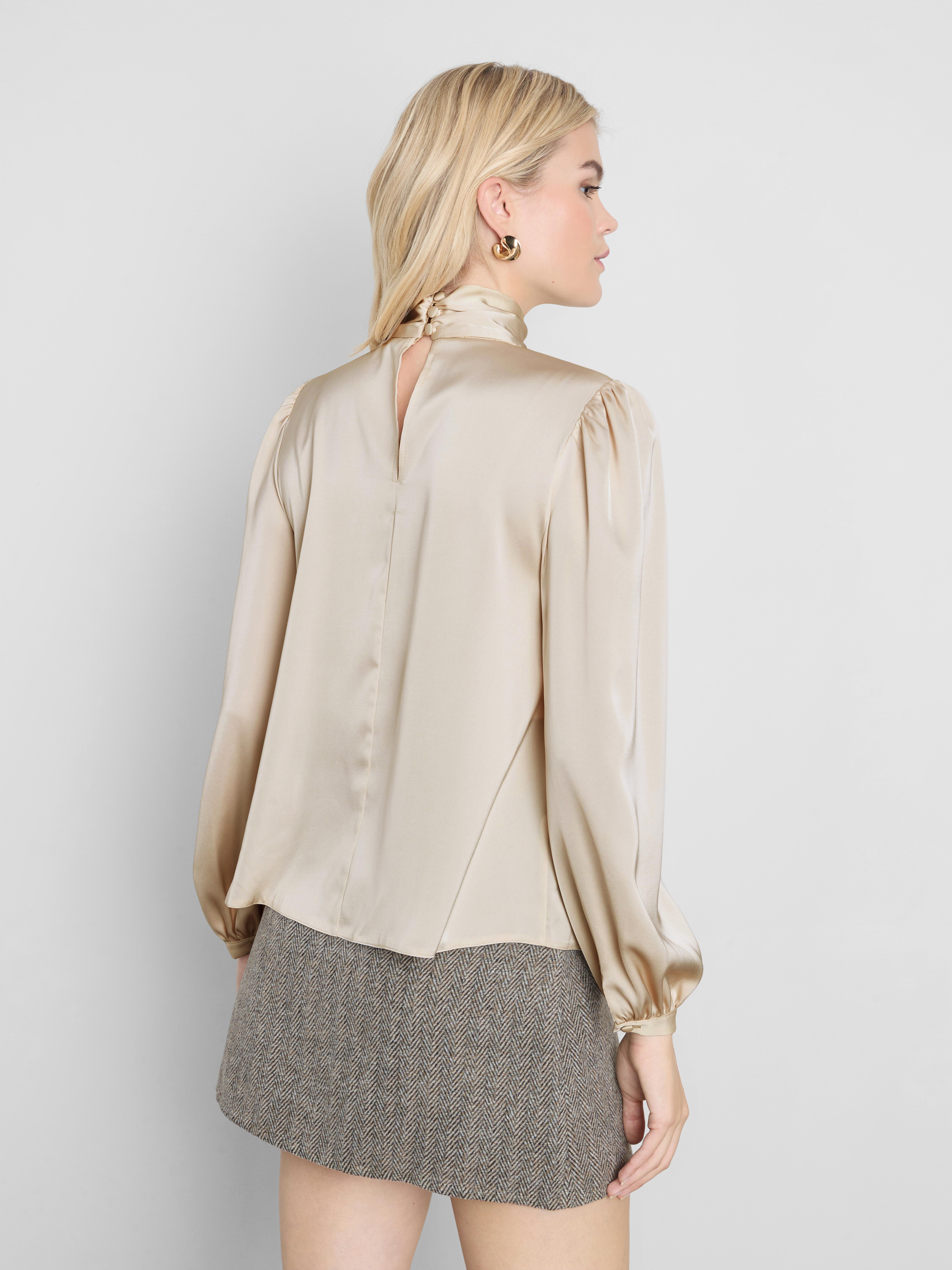 Satin Pussybow Blouse