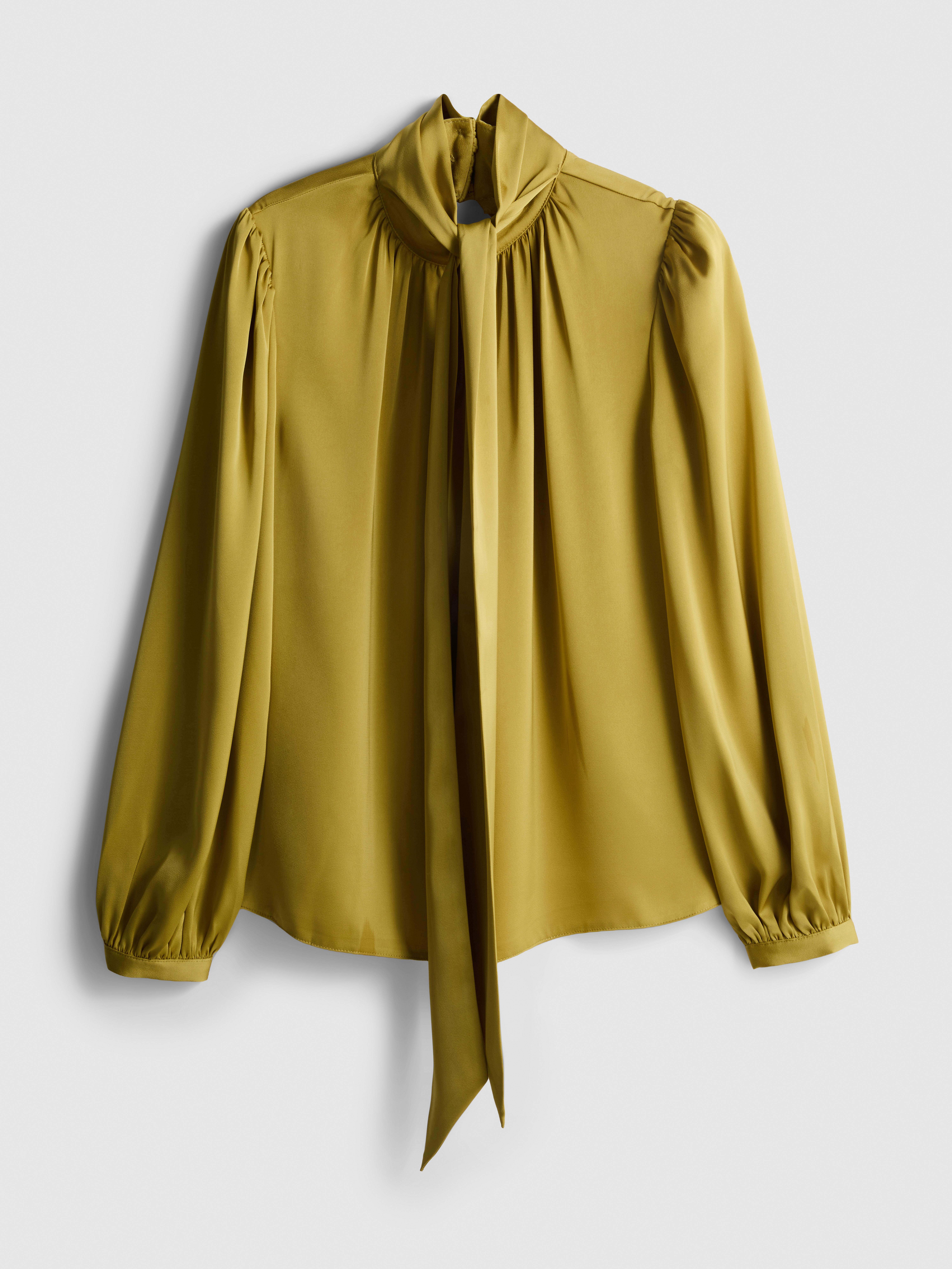 Satin Pussybow Blouse