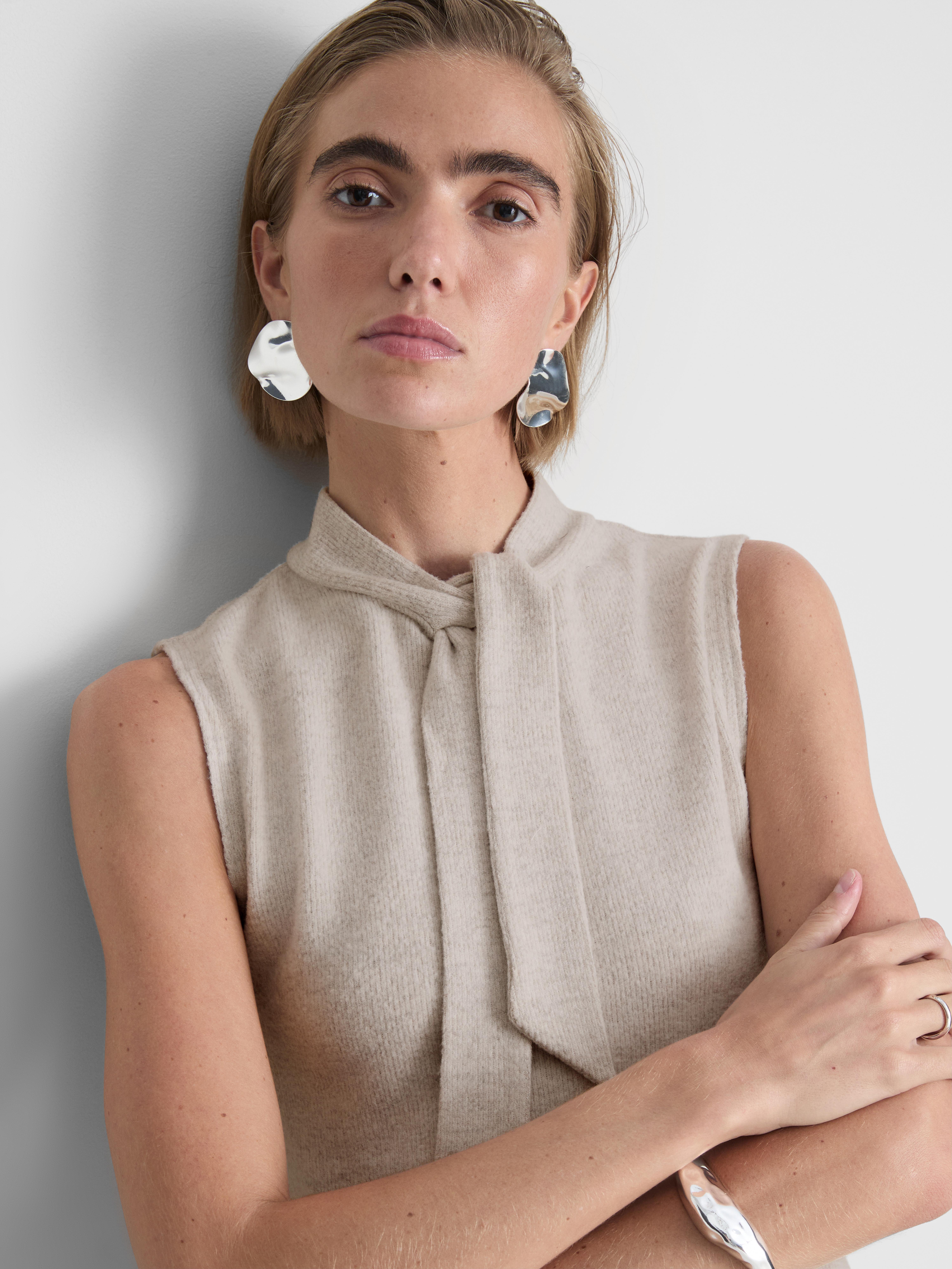Mini robe à nouer au col - Écru - Femme | Primark