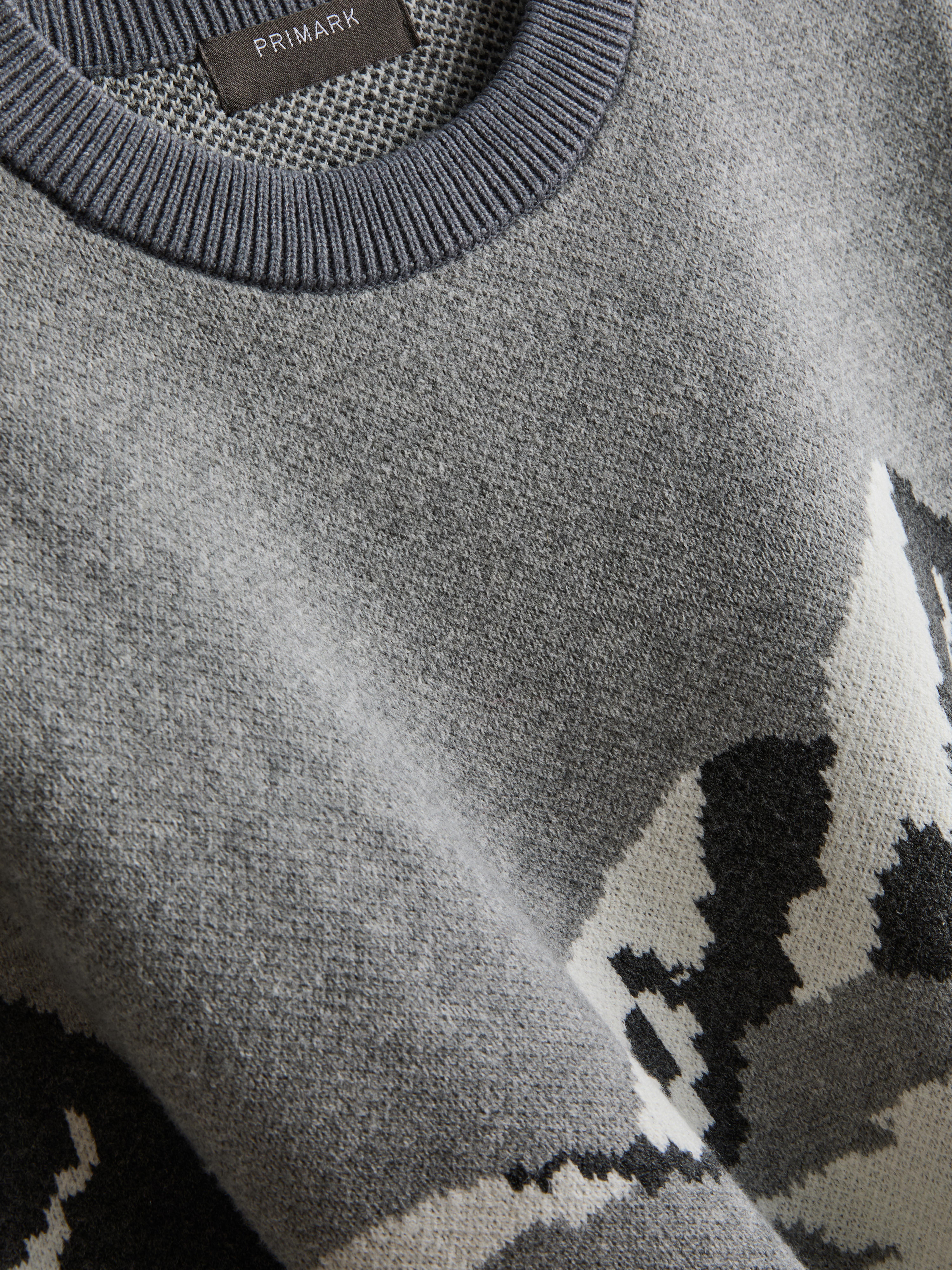 Mountain Scene Knitted Sweater
