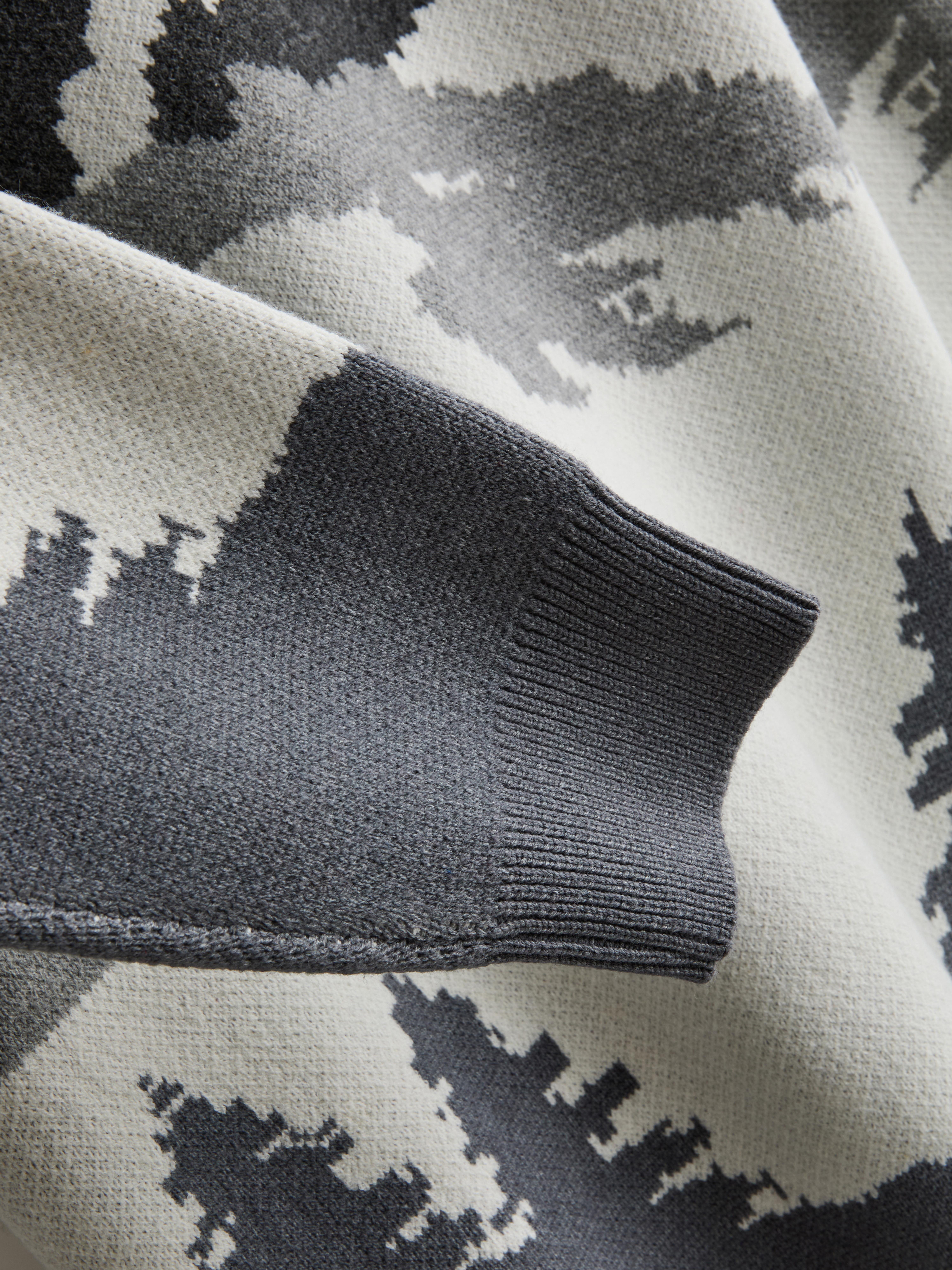 Mountain Scene Knitted Sweater
