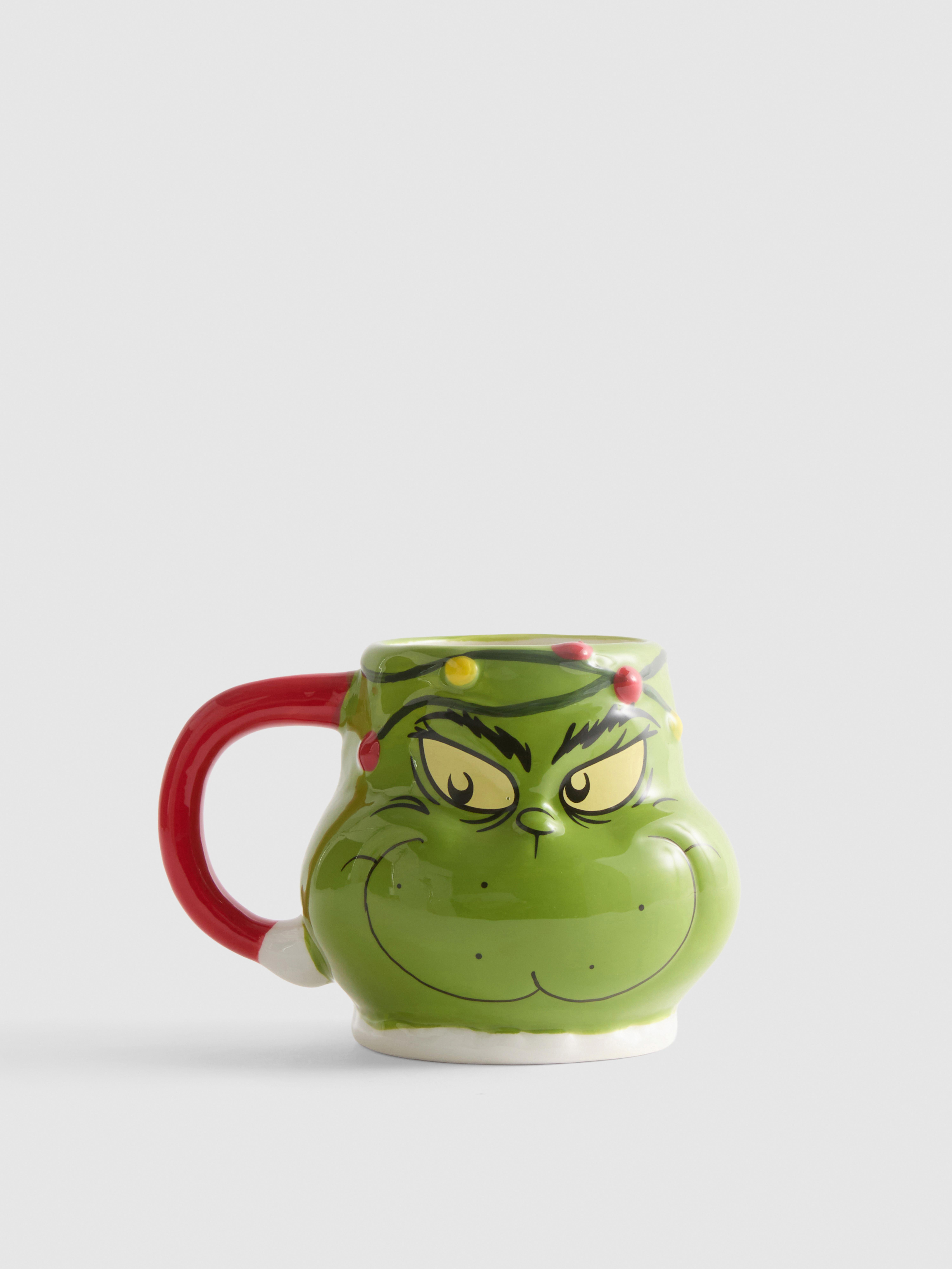 Der Grinch“ Keramik-Weihnachtstasse - Grün