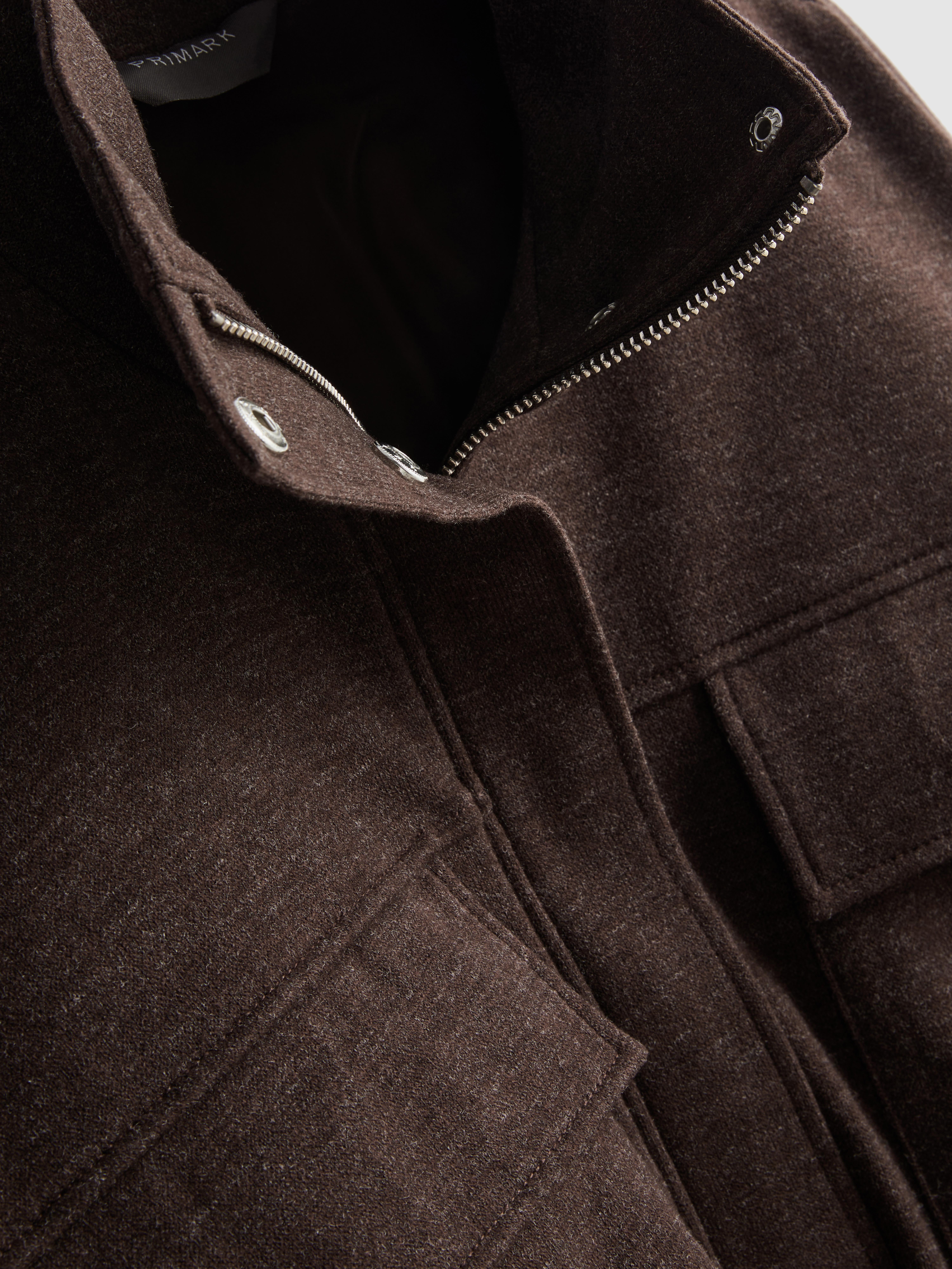 High-Neck Bomber Jacket