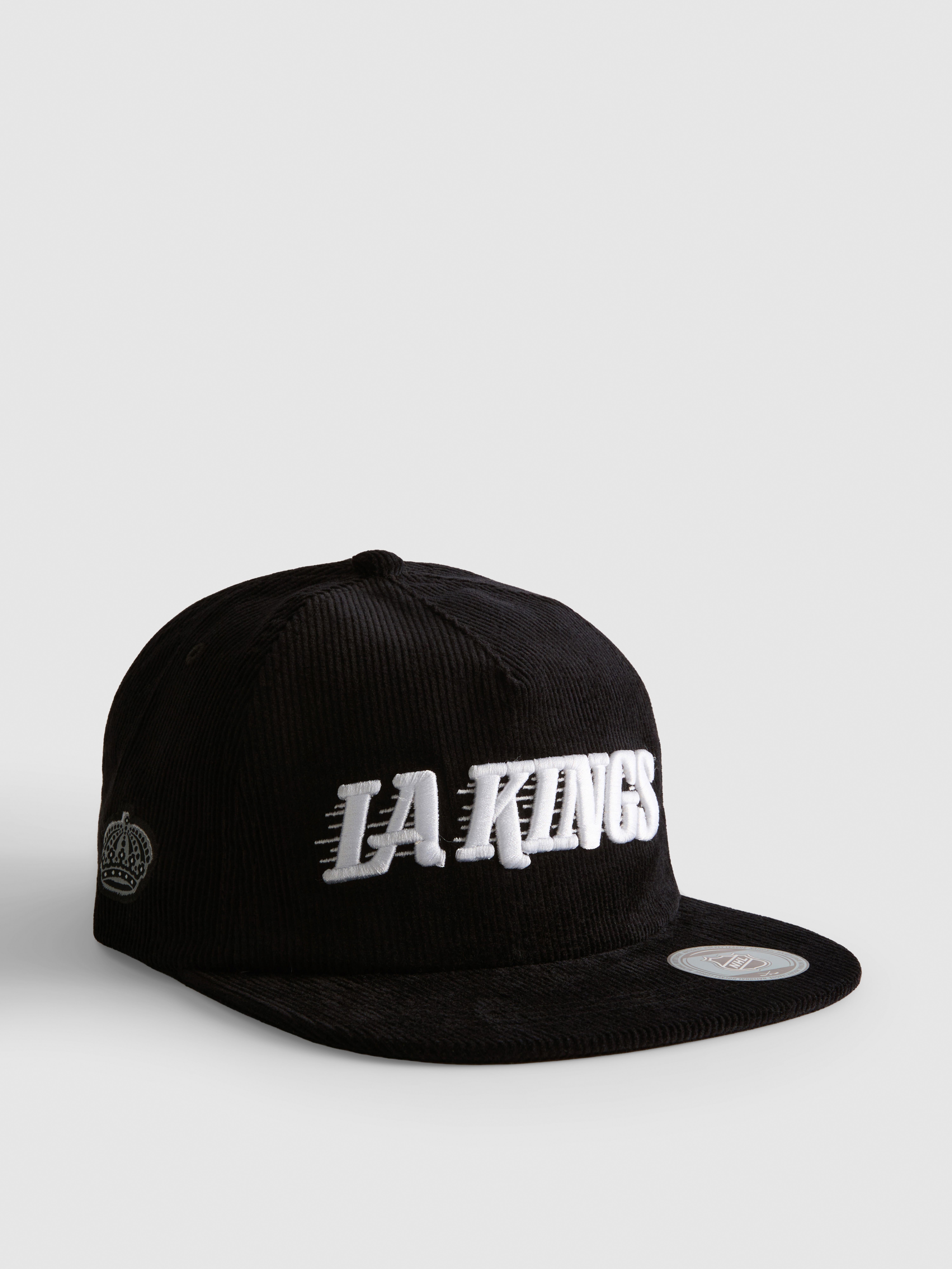 Mens Black NHL LA Kings Cord Cap | Primark