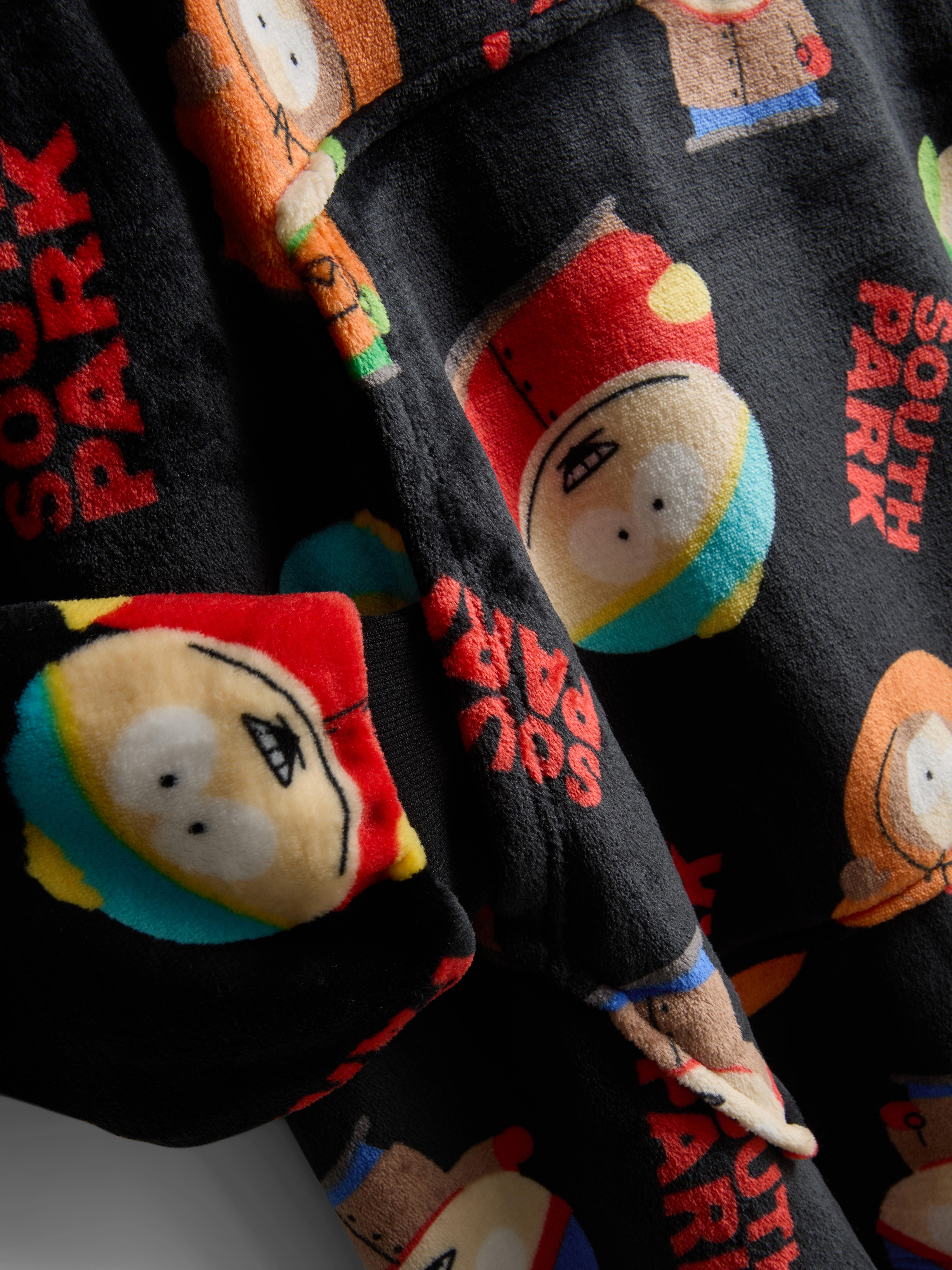 Men's Black South Park Fleece Snuddie | Penneys