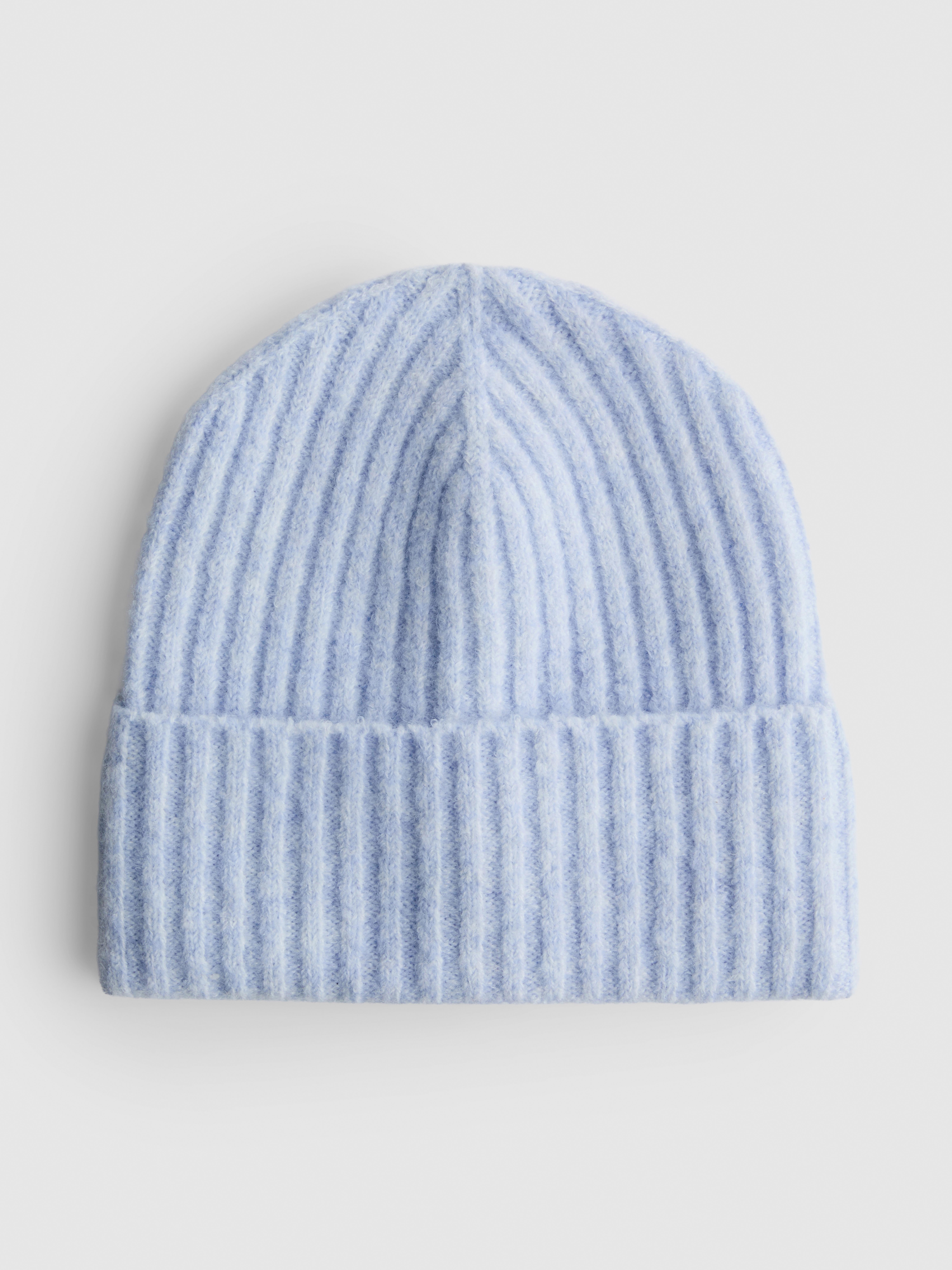 Ribbed Knit Beanie Hat