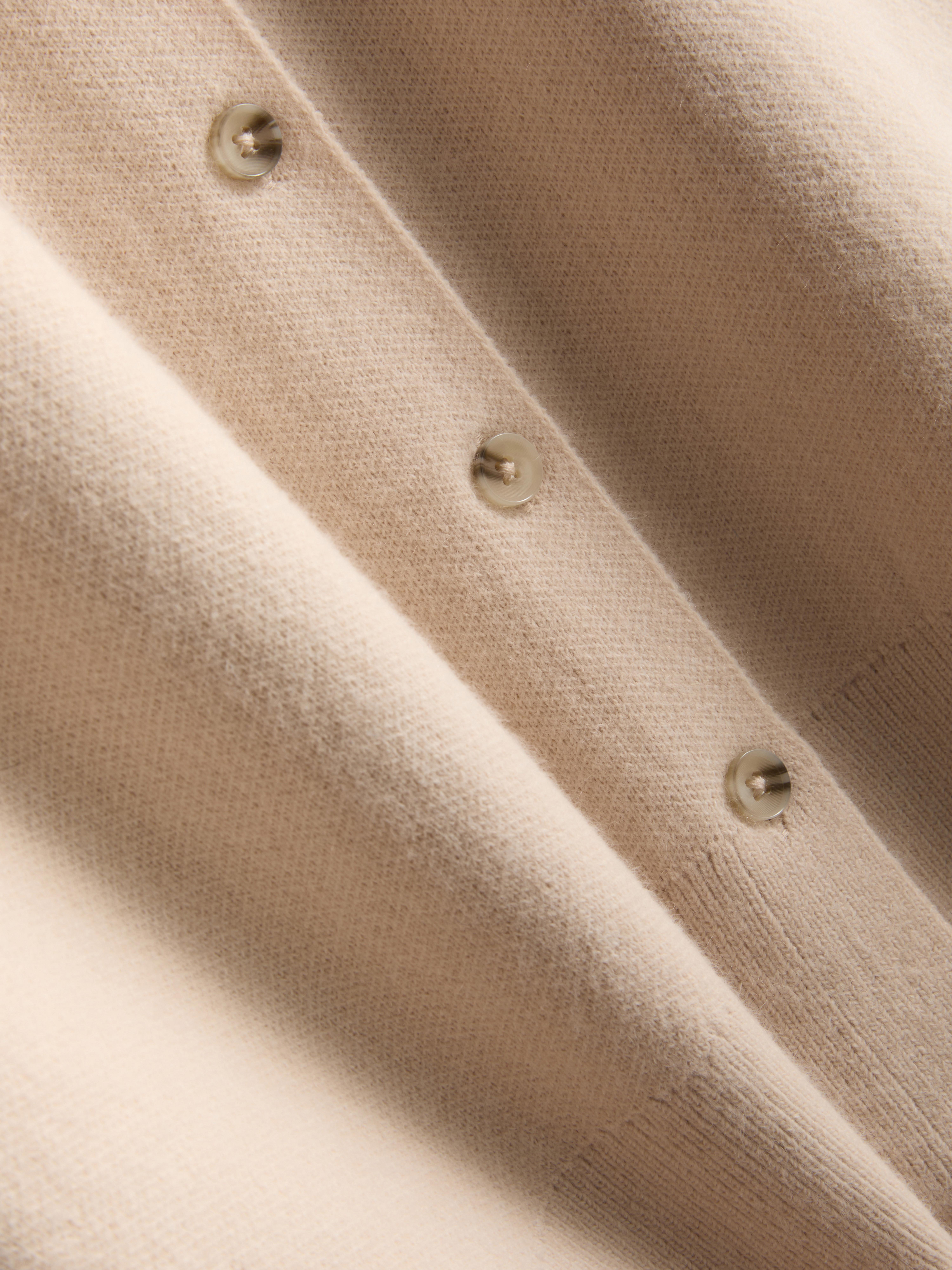 Knitted High-Neck Cardigan