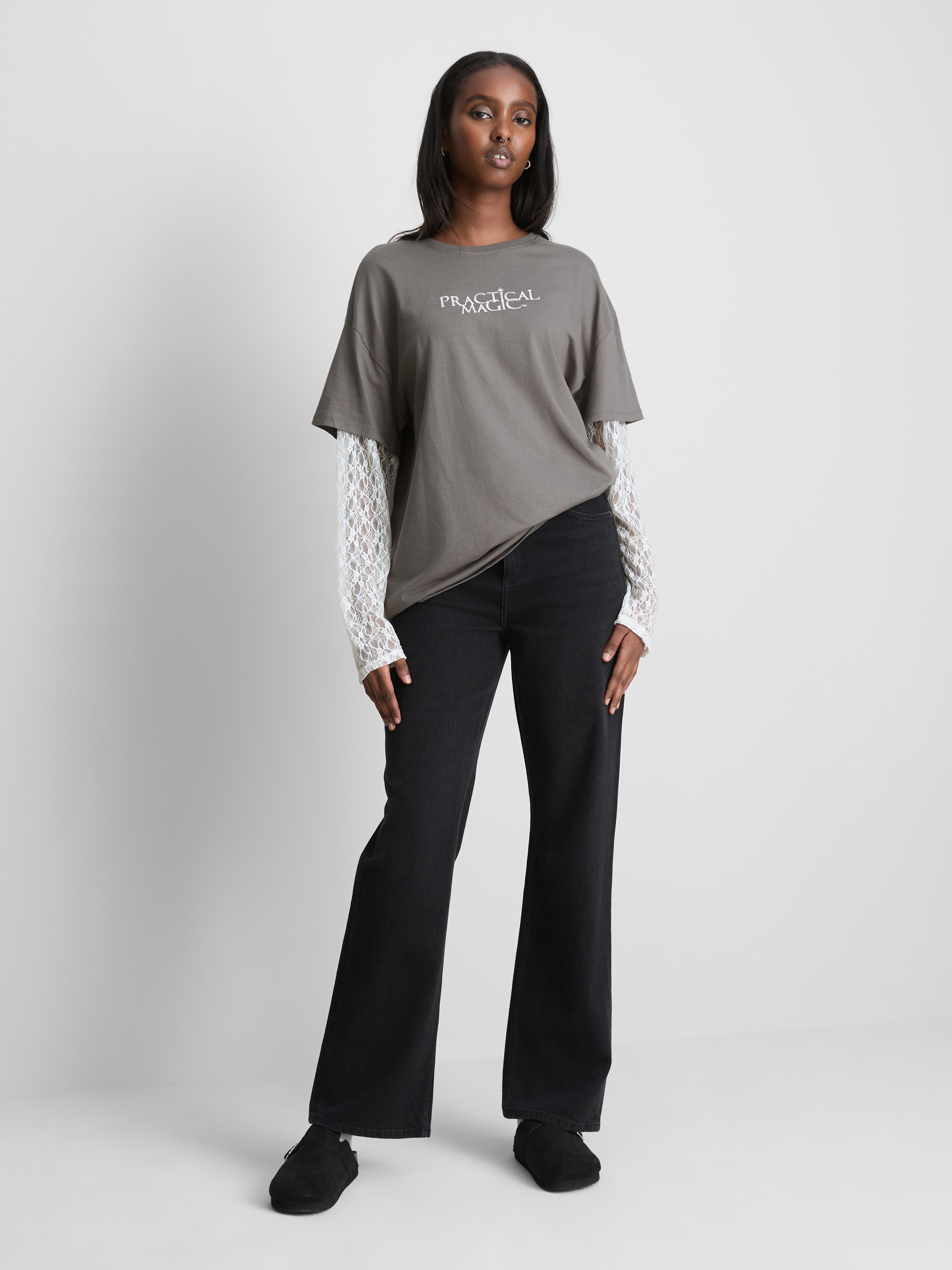 The Primark Scene | Practical Magic Lace Layered Long-Sleeve Top