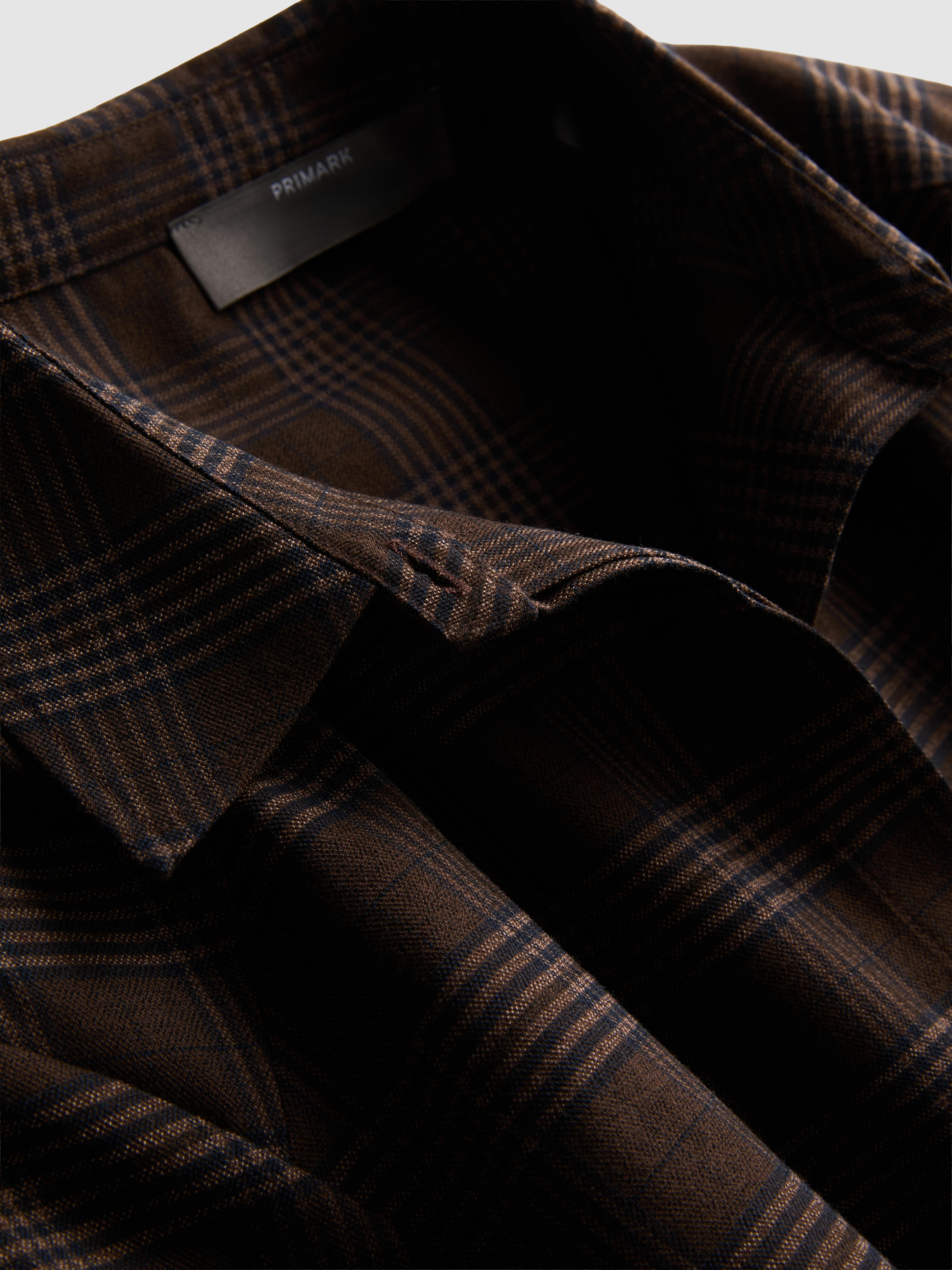 Plaid Shoulder Pad Shirt