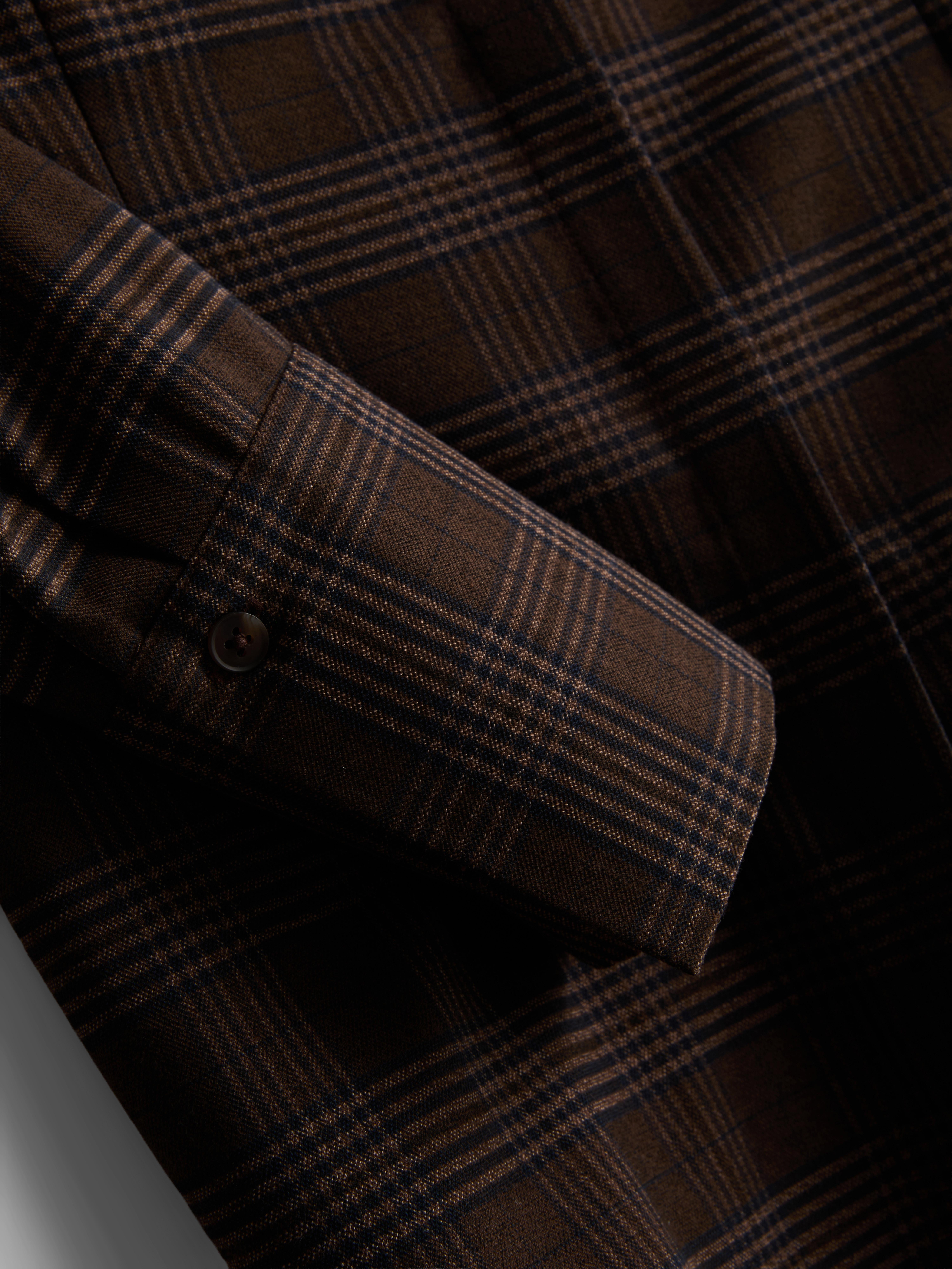 Plaid Shoulder Pad Shirt