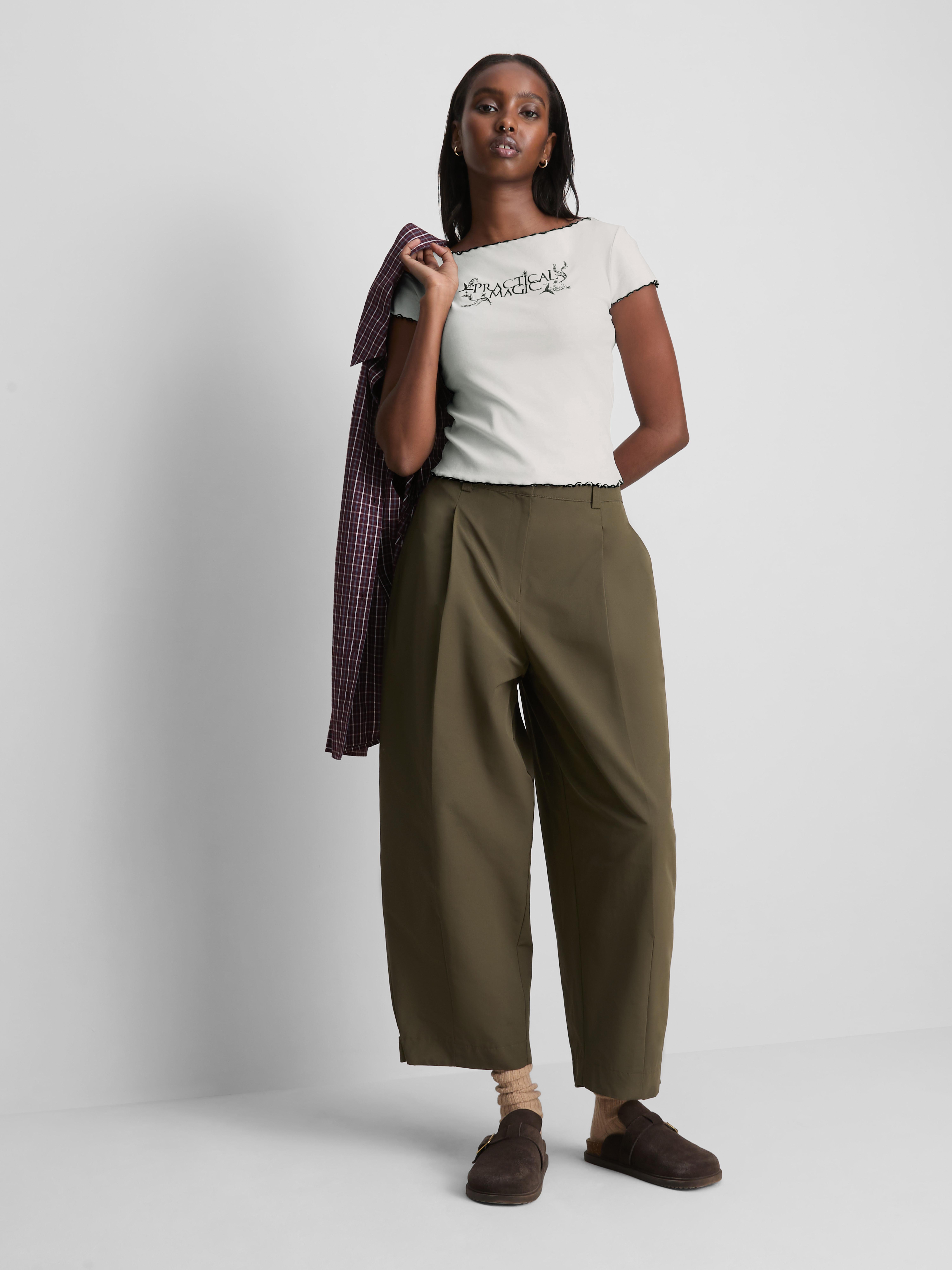 The Primark Scene | Practical Magic Boatneck Baby Tee