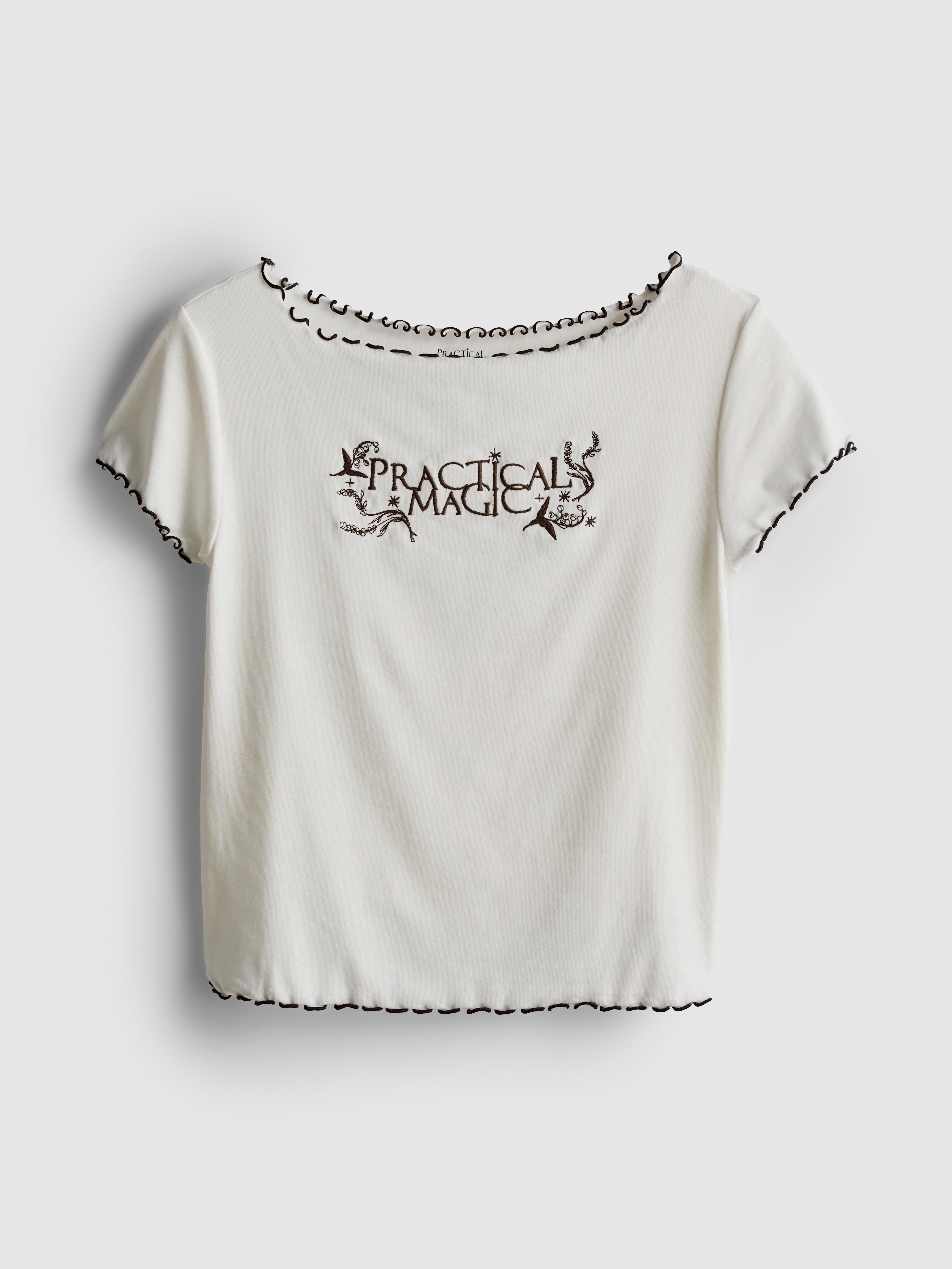The Primark Scene | Practical Magic Boatneck Baby Tee
