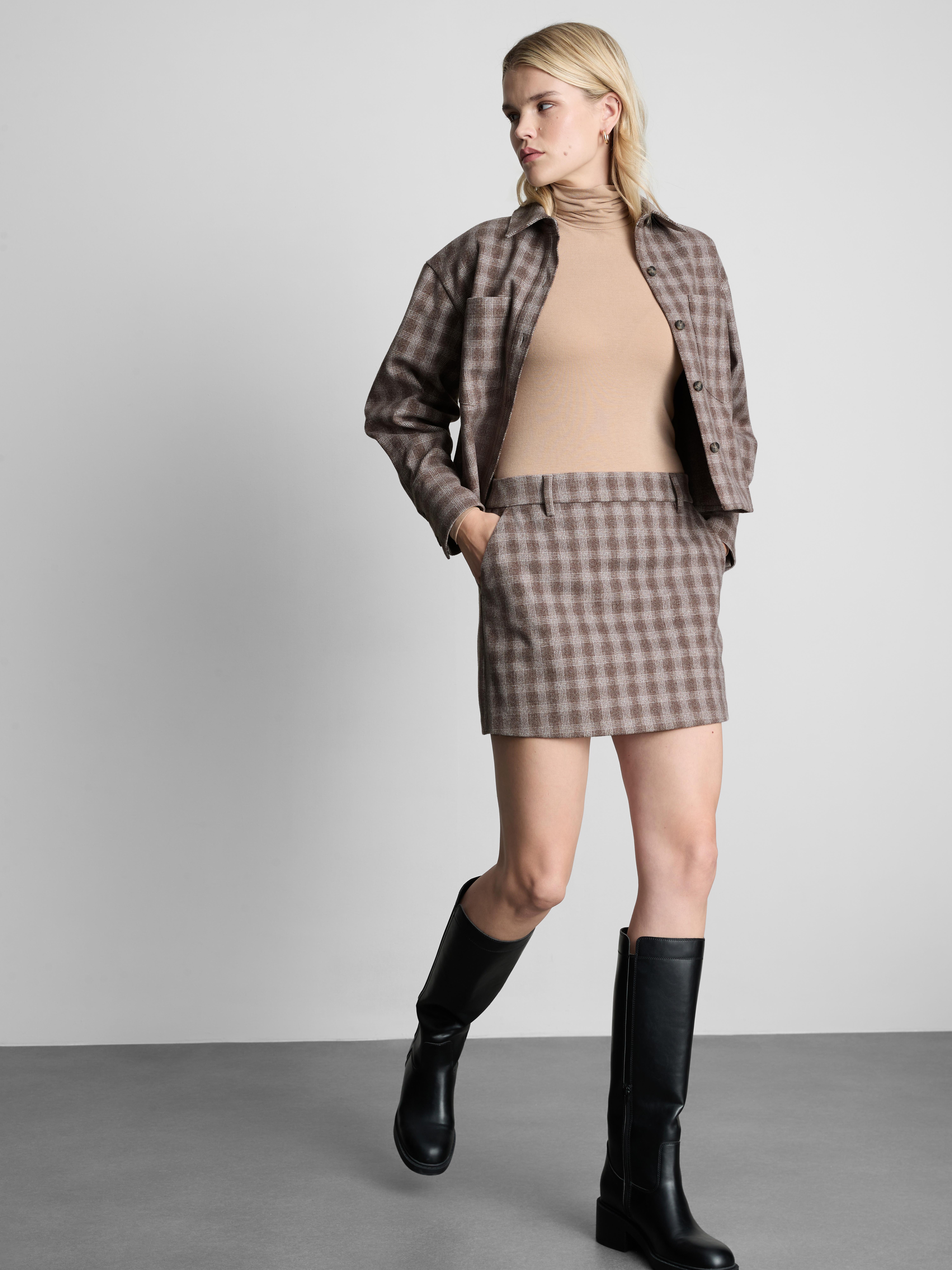 A-Line Mini Skirt