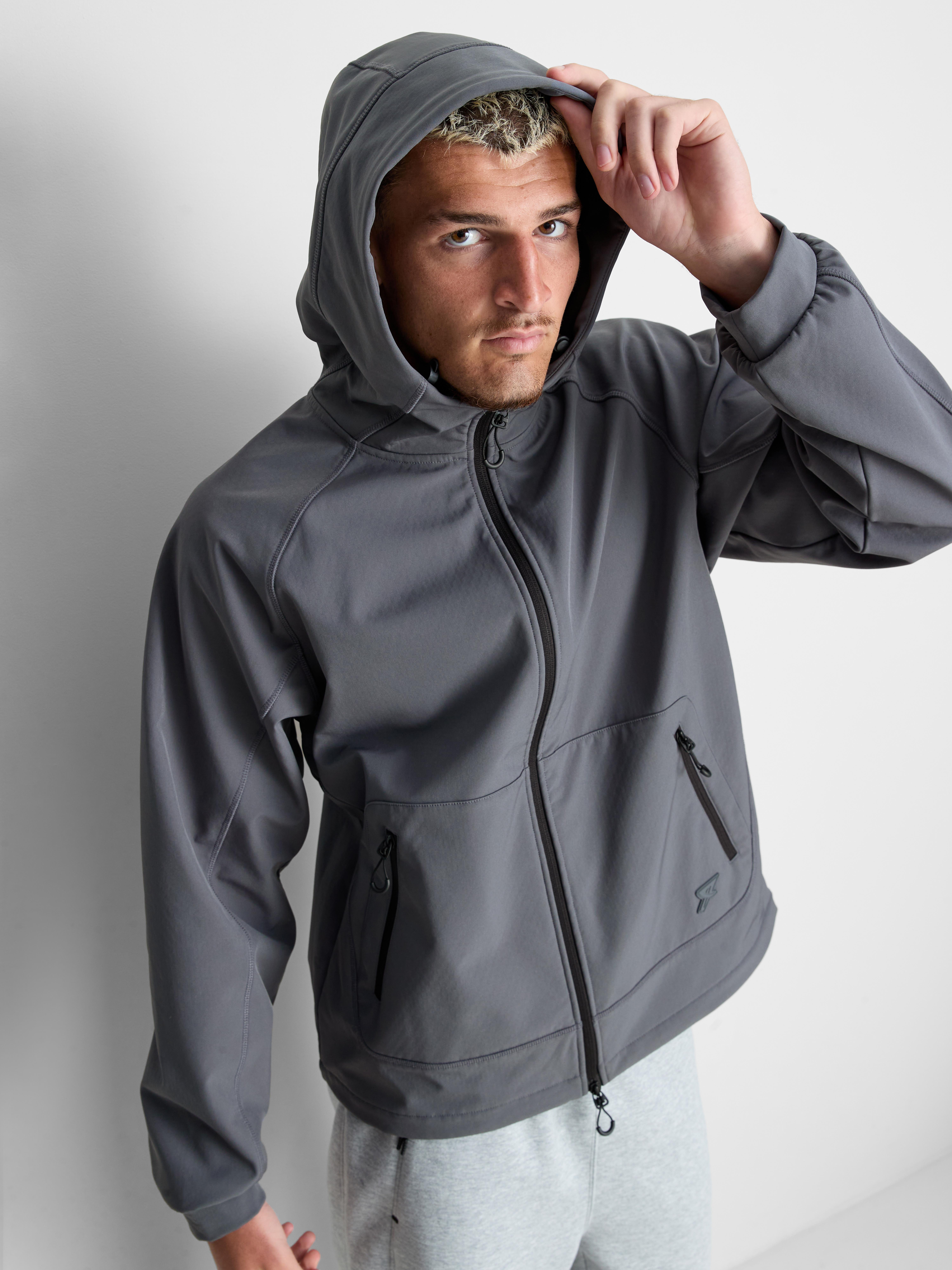 Zip-Up Hooded Performance Jacket