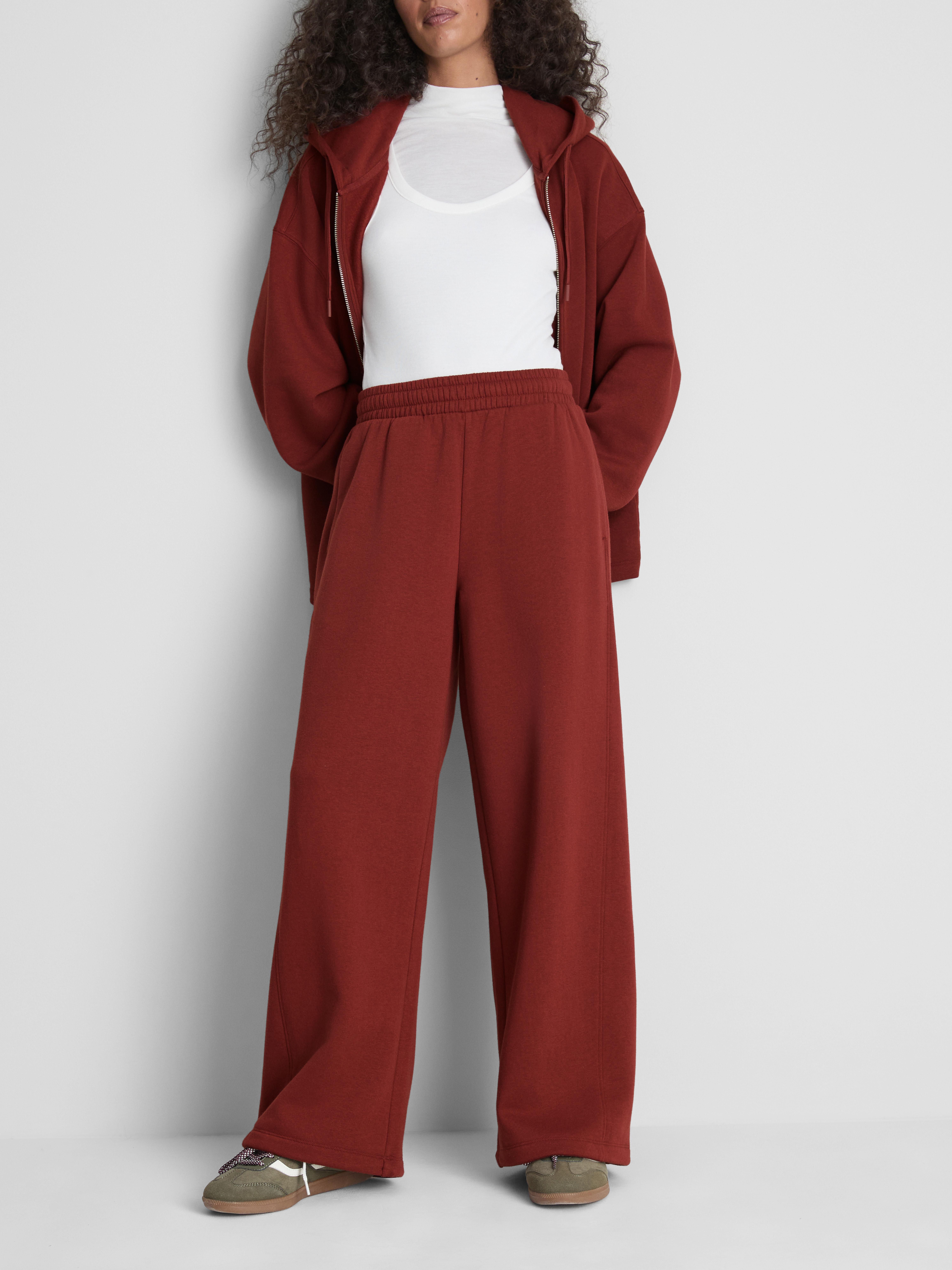 Cotton Rich Wide Leg Sweatpants