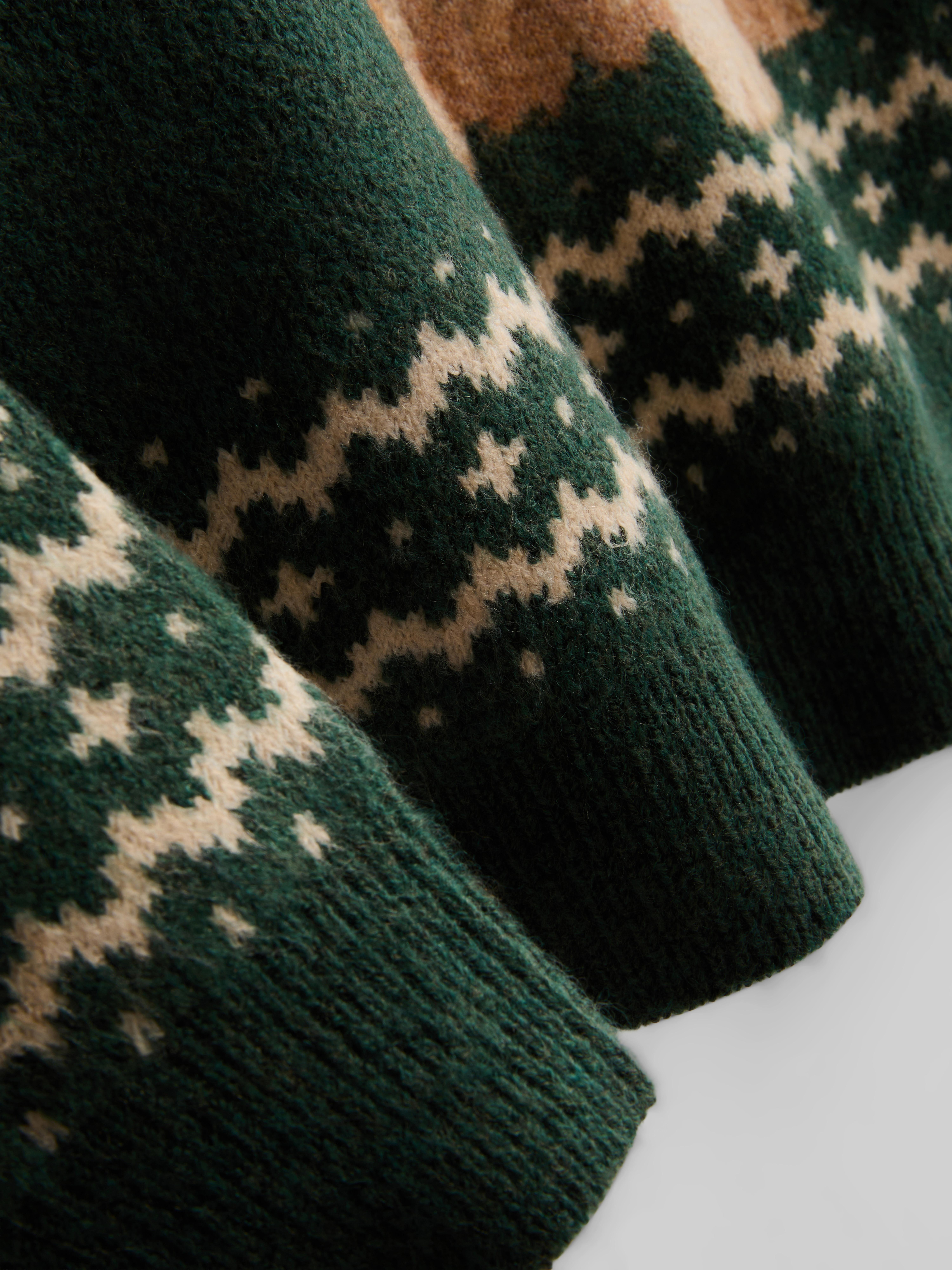 Men's Dog Fair Isle Family Matching Christmas Sweater