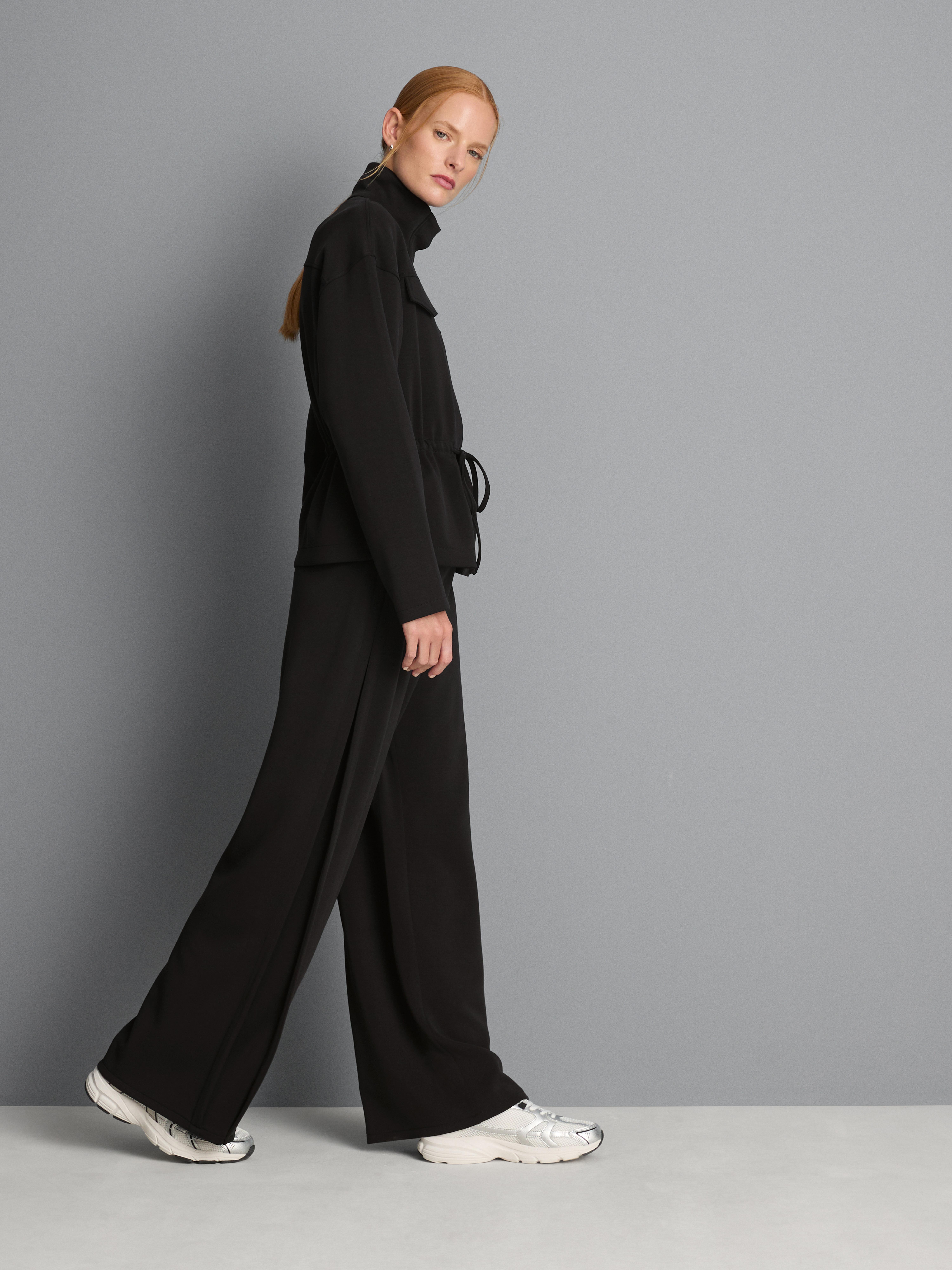 Modal Rich Wide Leg Joggers