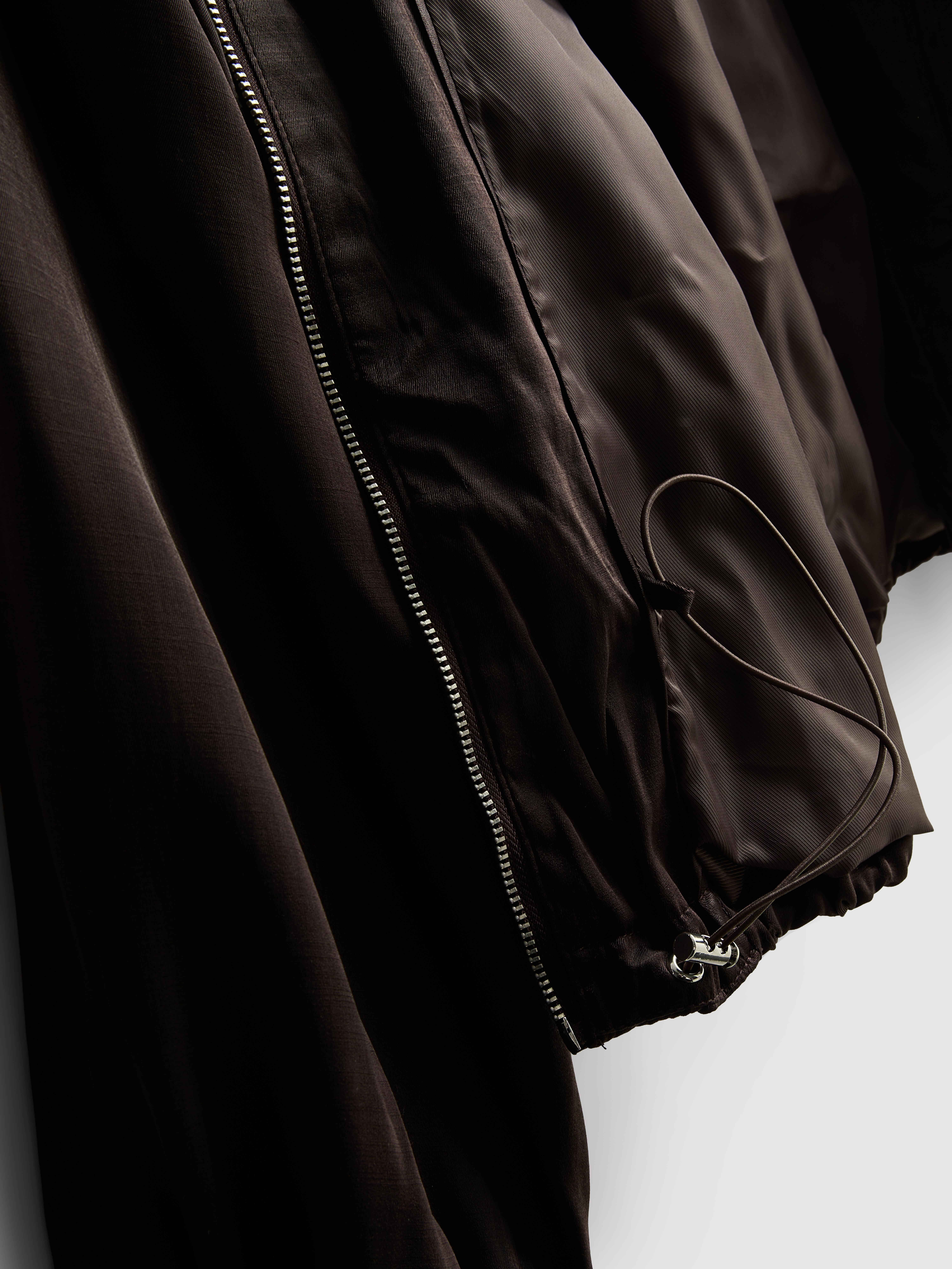 The Edit Satin Bomber Jacket