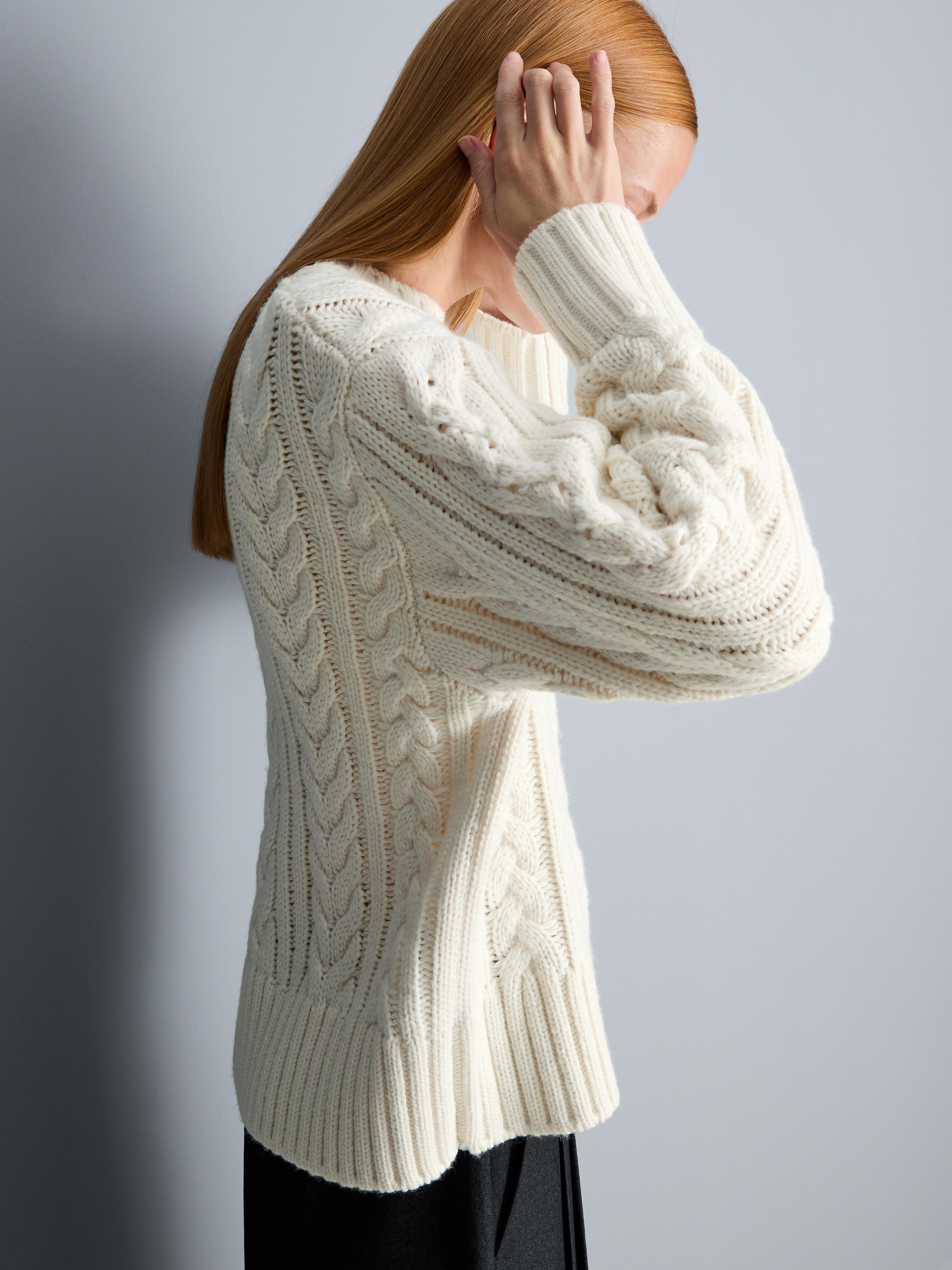 Oversized Cable Knit Sweater