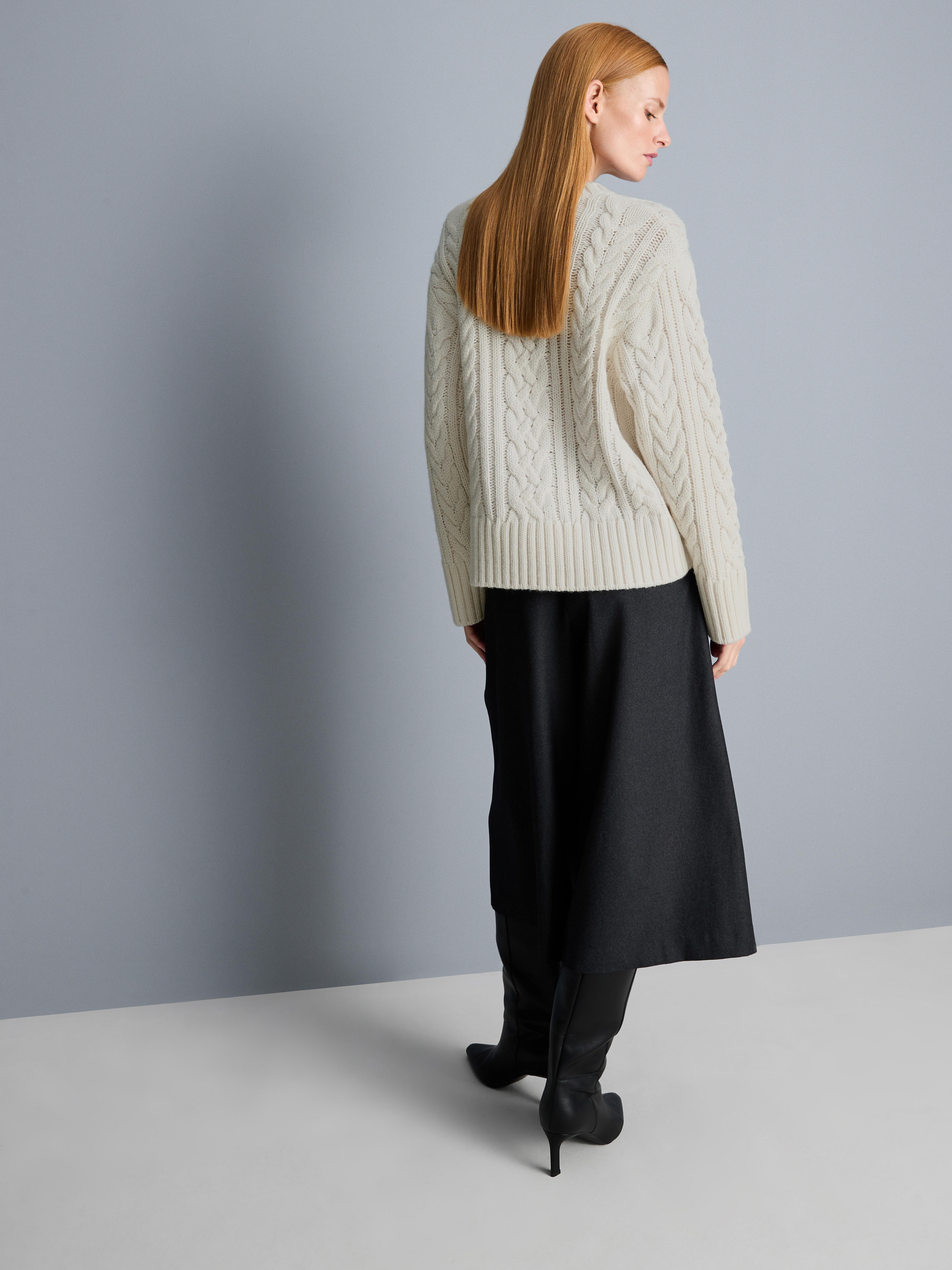 Oversized Cable Knit Sweater