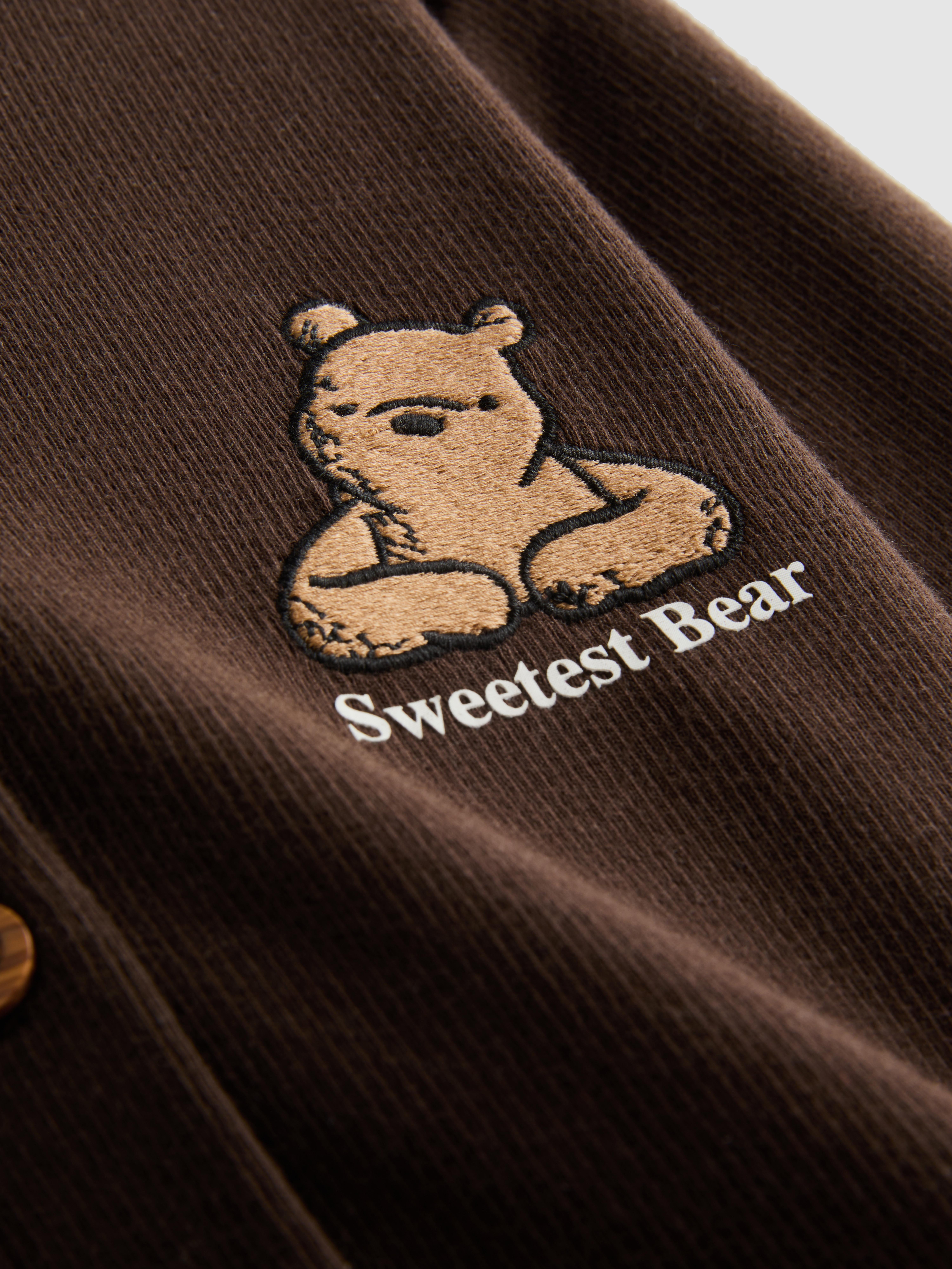 7-15yrs | Disney's Winnie the Pooh Ribbed Cardigan