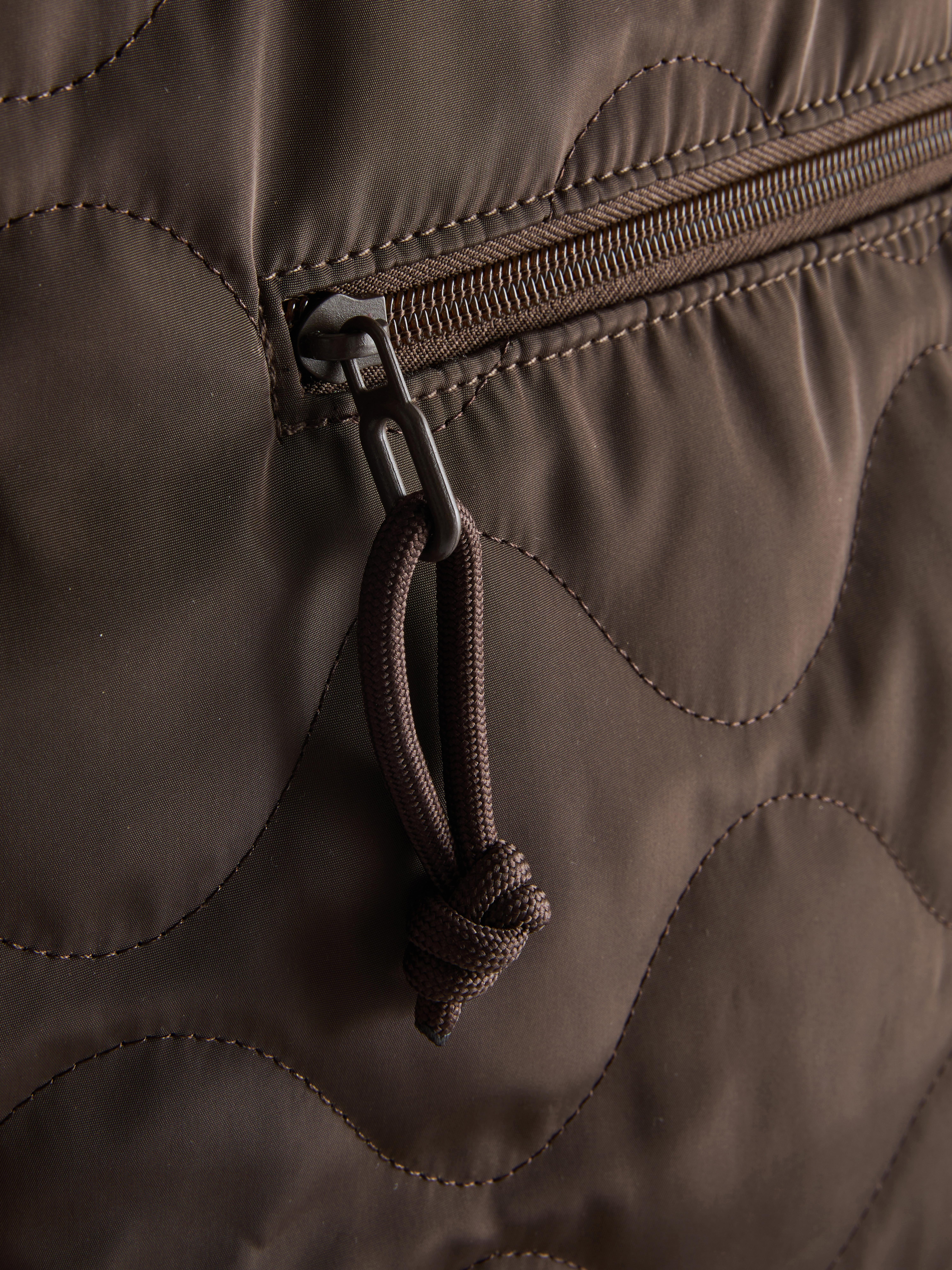 Quilted Zip Shopper Bag