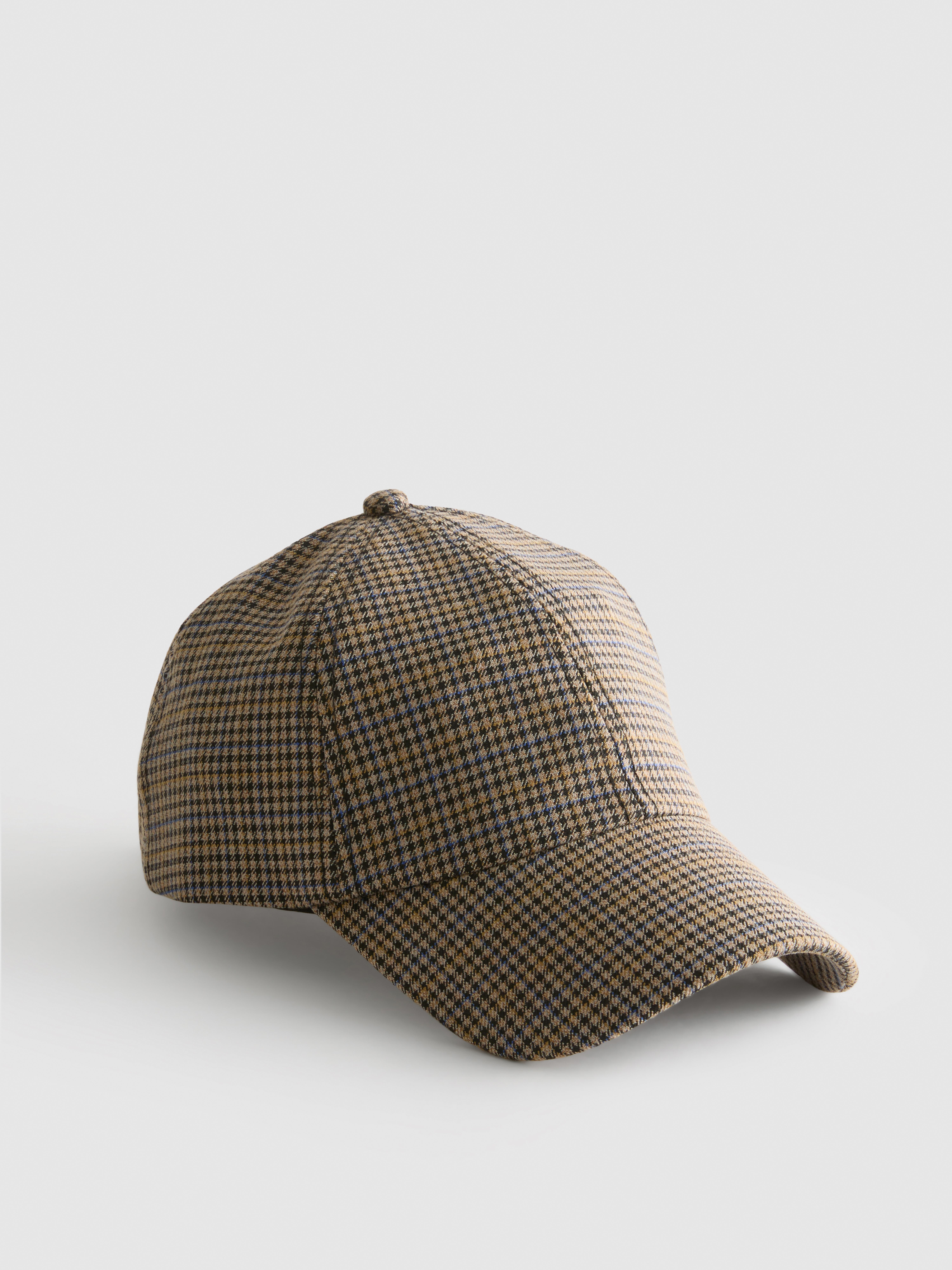 Checked Baseball Cap