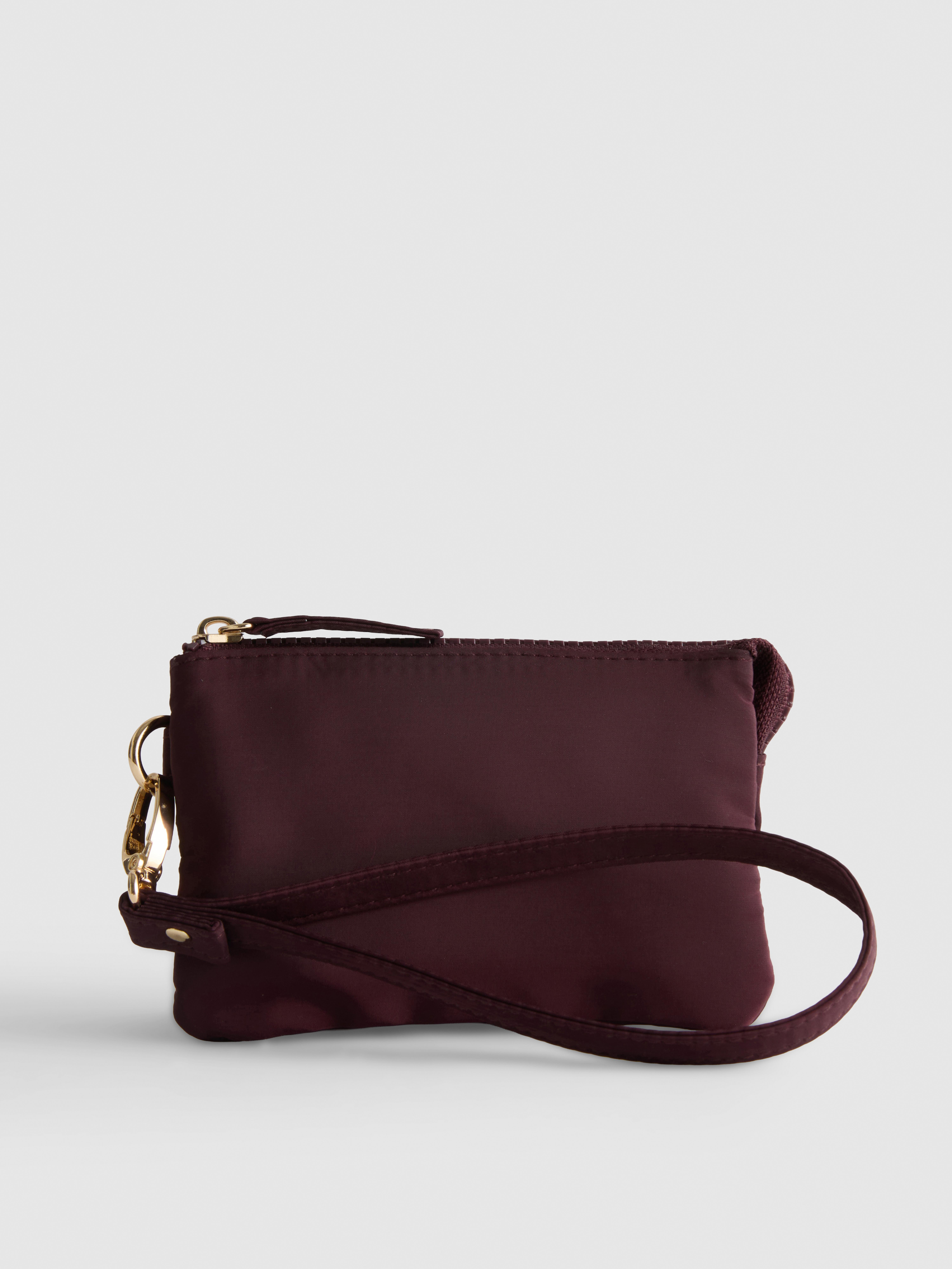 Zip-Up Wristlet Pouch
