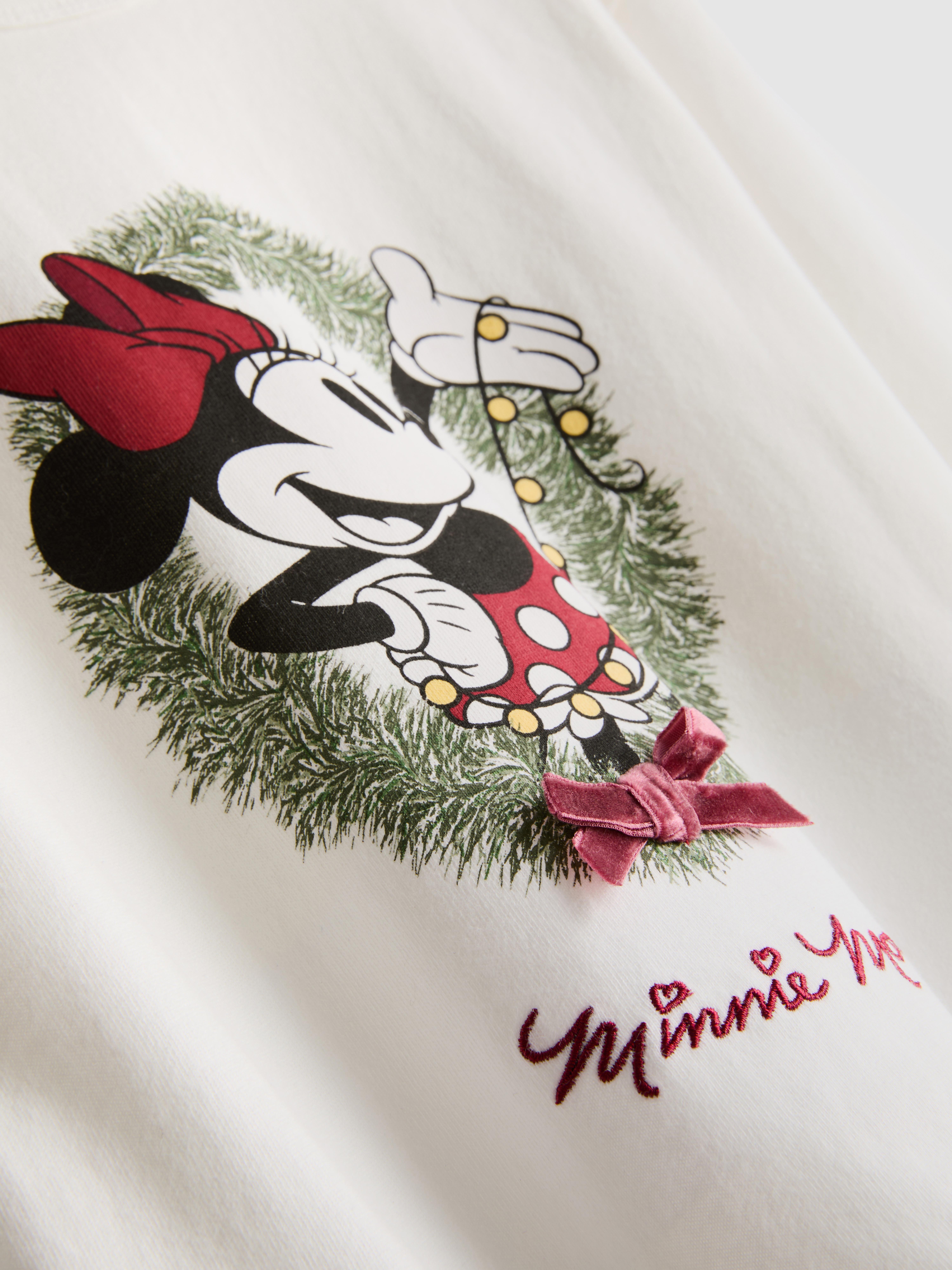 1-9yrs | Disney’s Minnie Mouse Christmas Long Sleeve T-Shirt