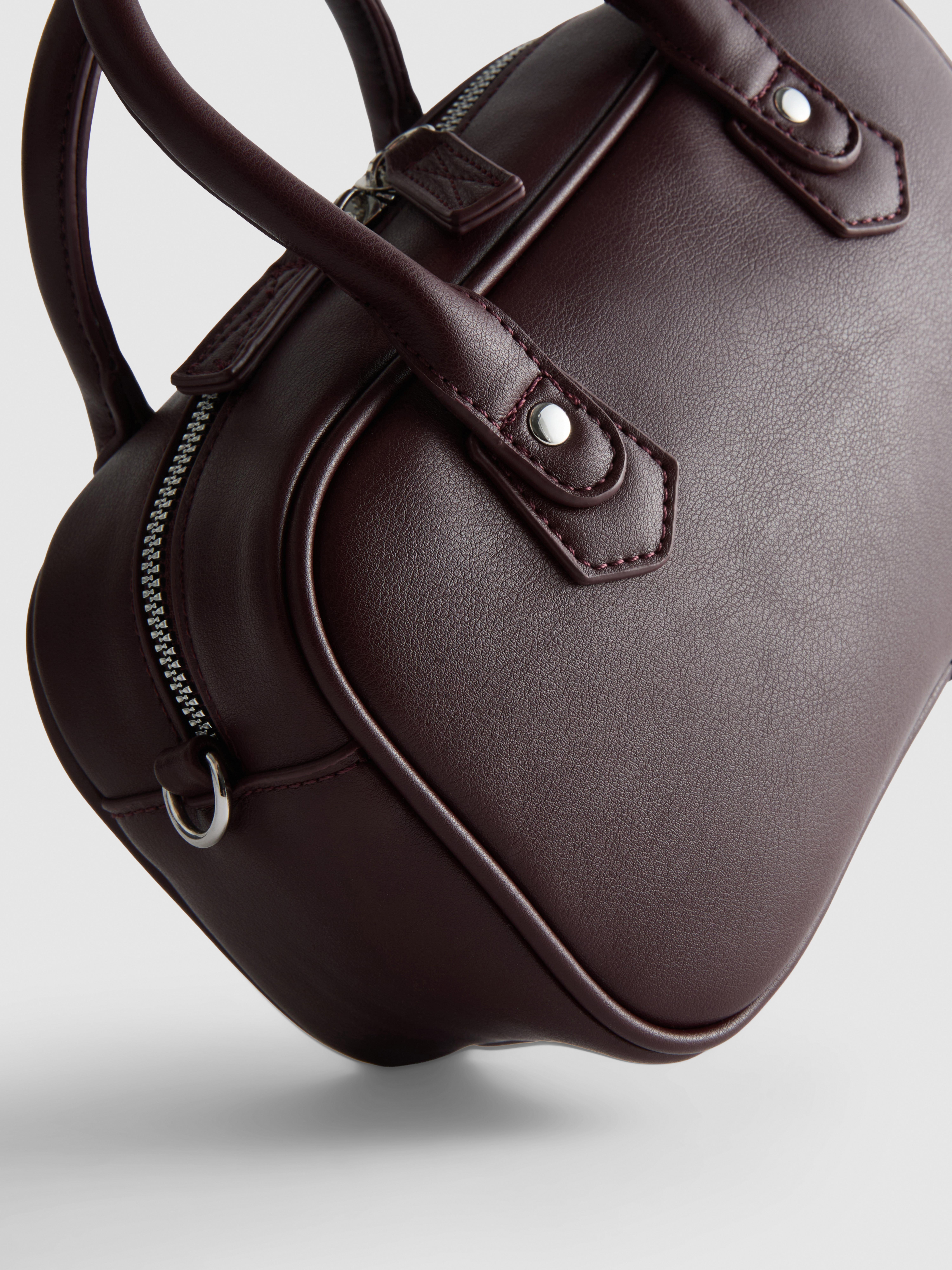 Charm Detail Bowler Bag