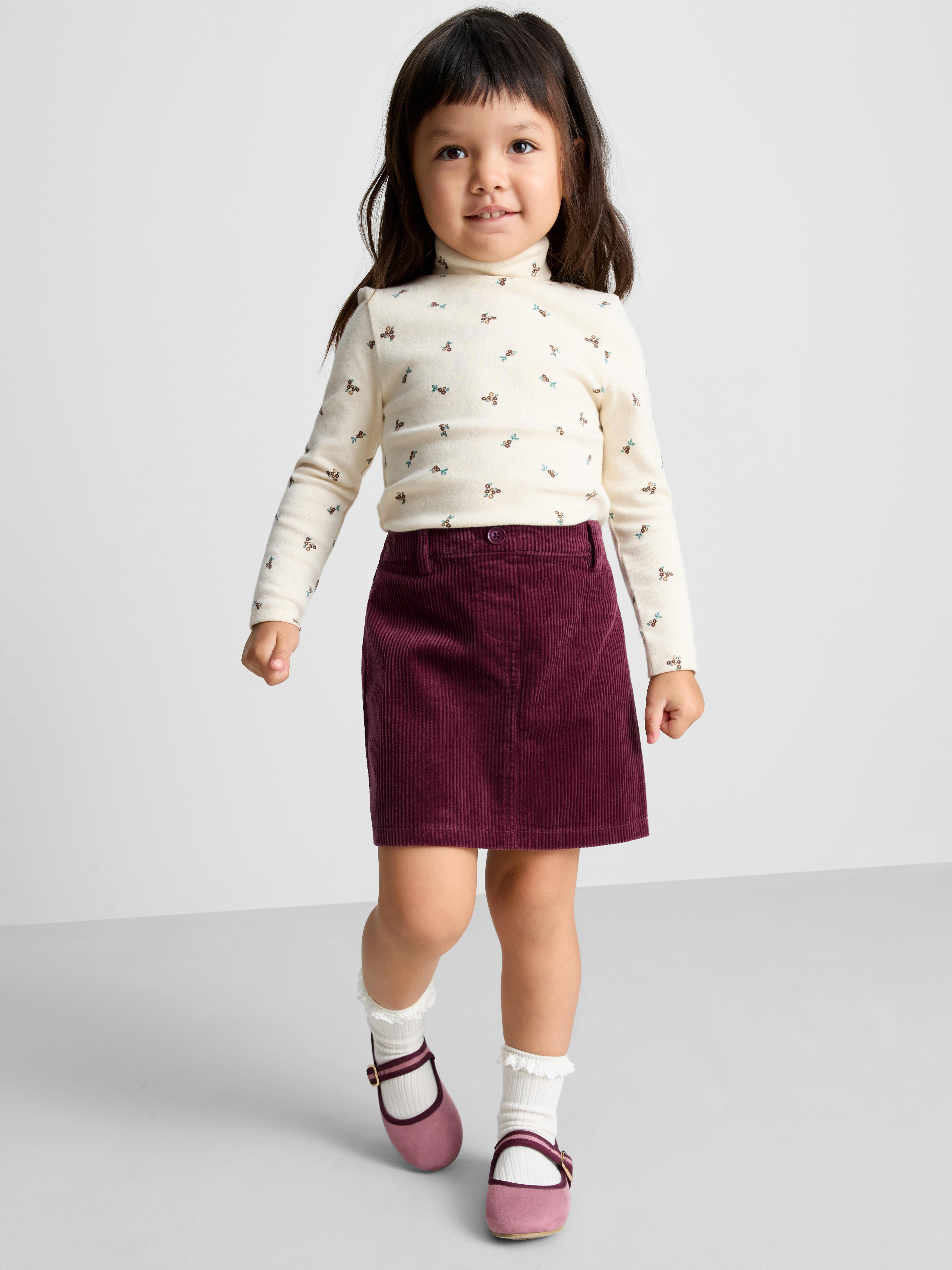 1-9yrs | Pure Cotton Corduroy Skirt