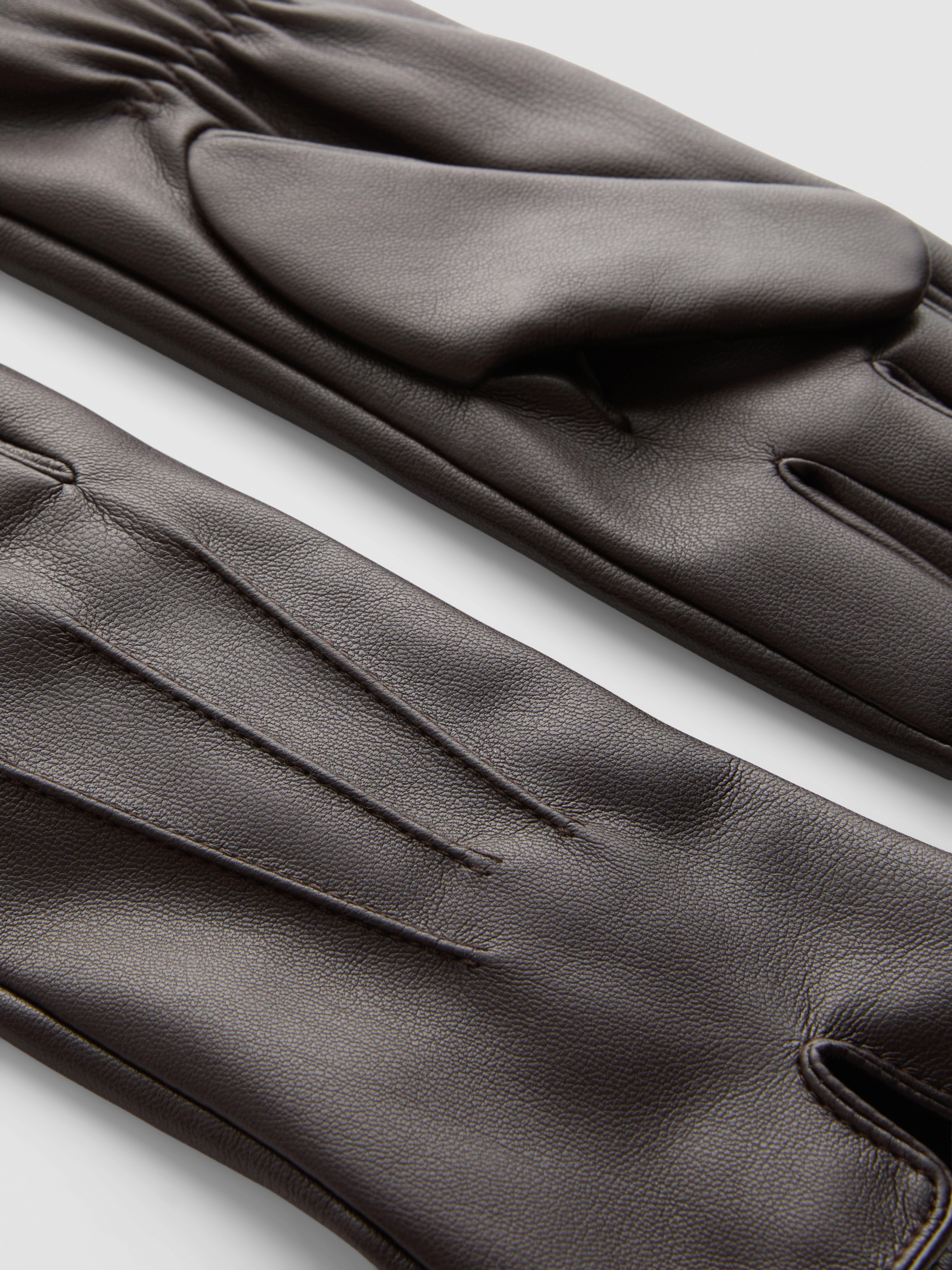 Faux Leather Gloves