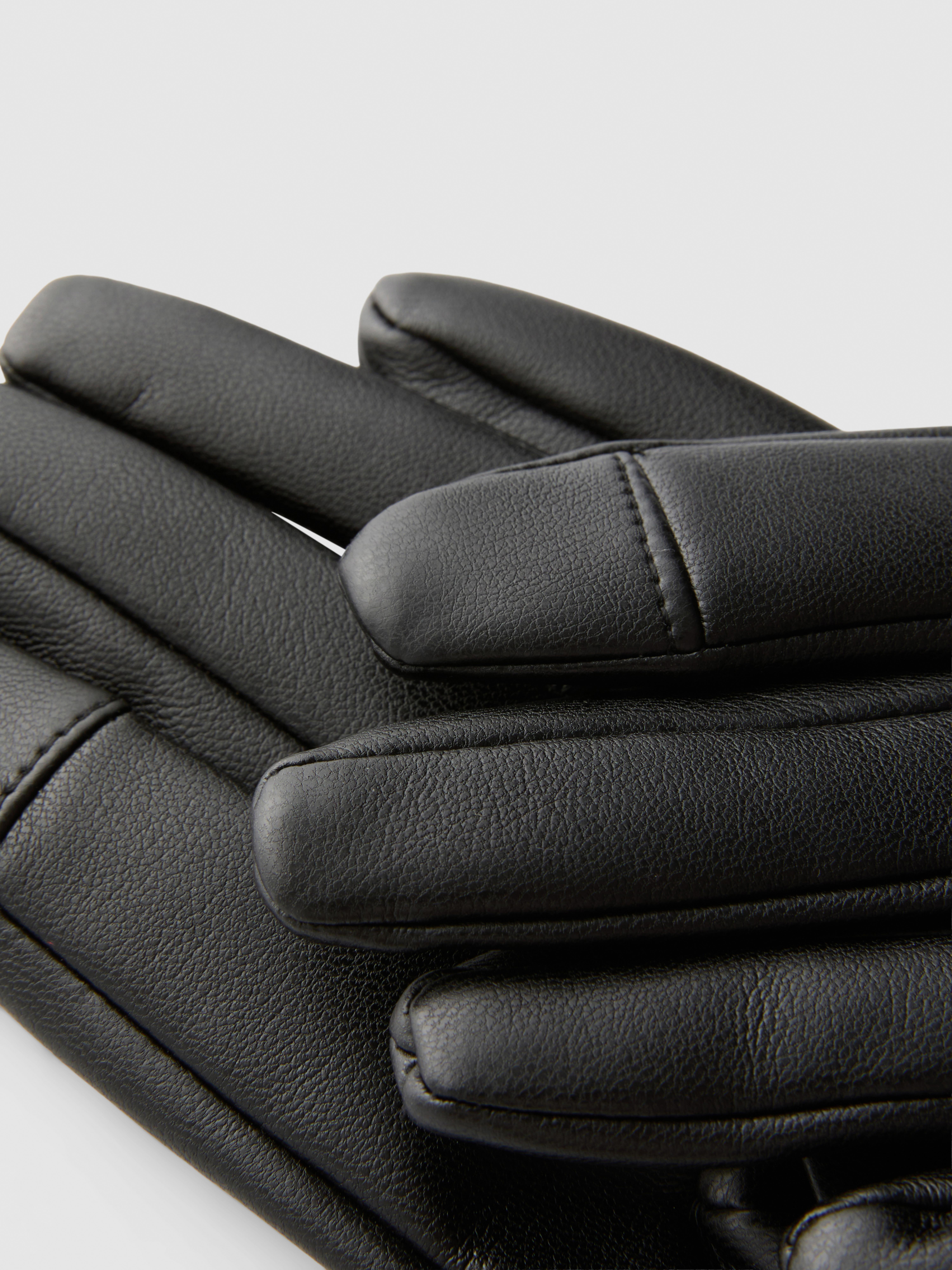 Faux Leather Gloves