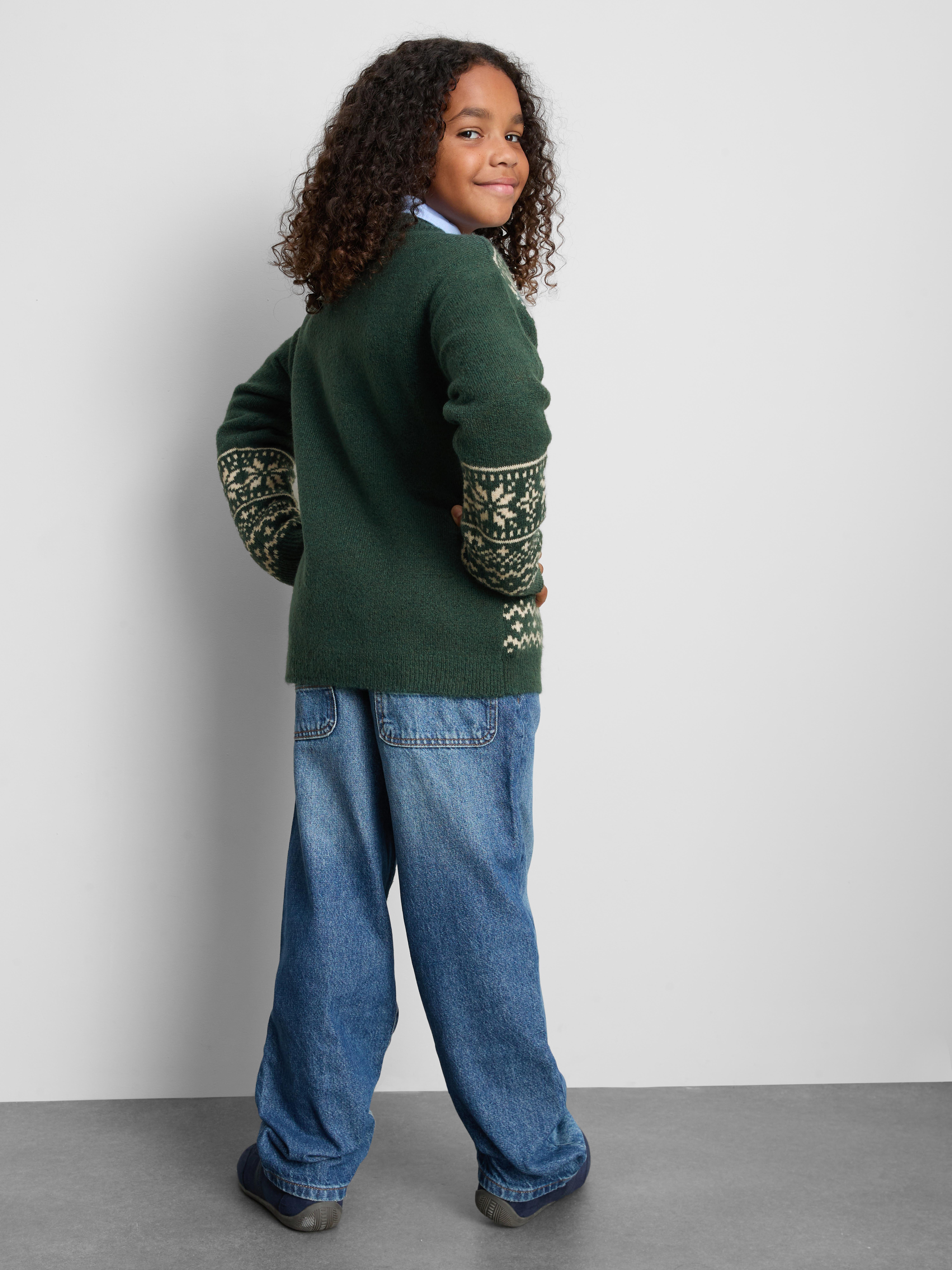 7-15yrs | Kids’ Twinning Family Dog Christmas Sweater