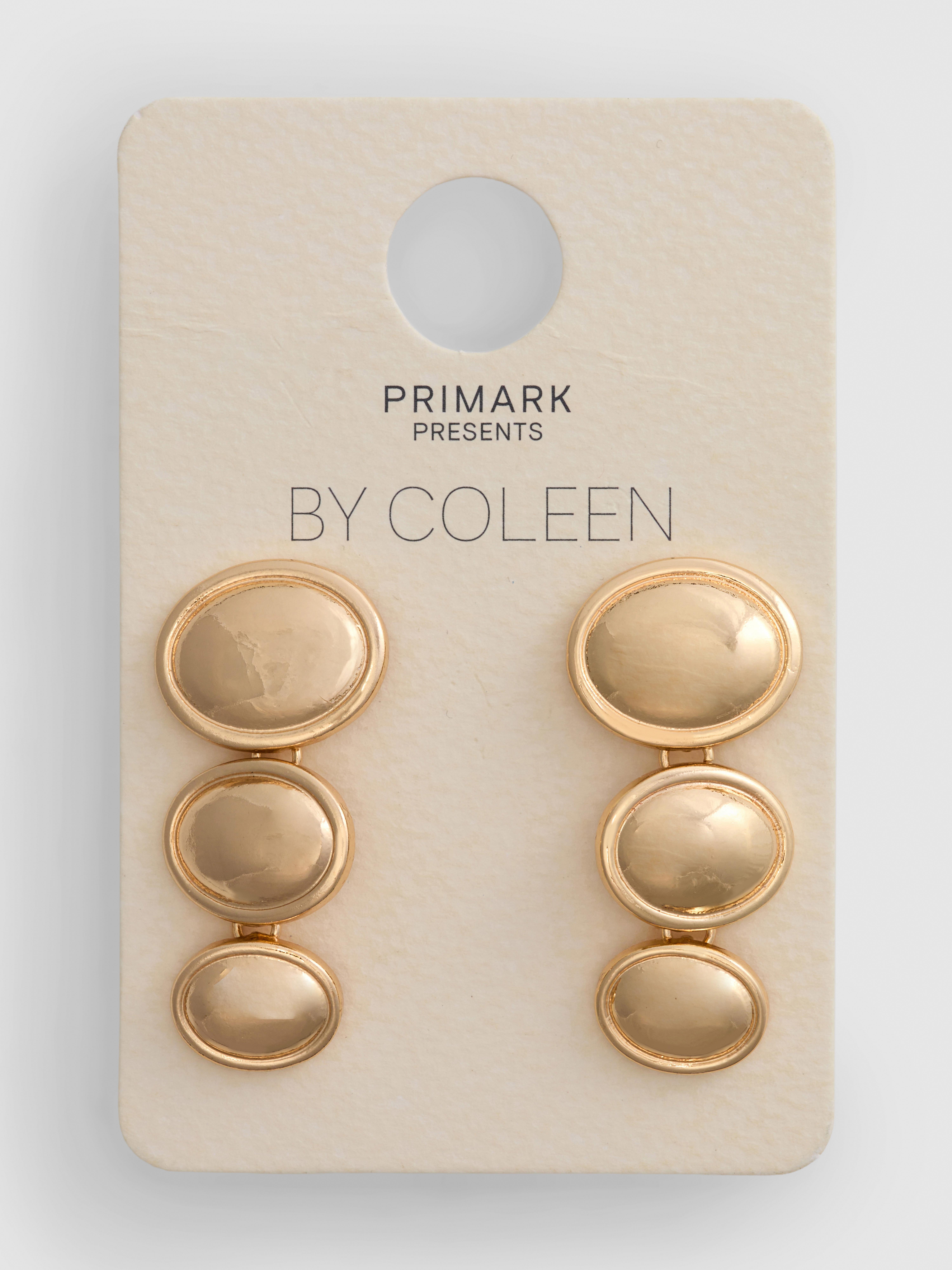 Coleen Disc Drop Earrings