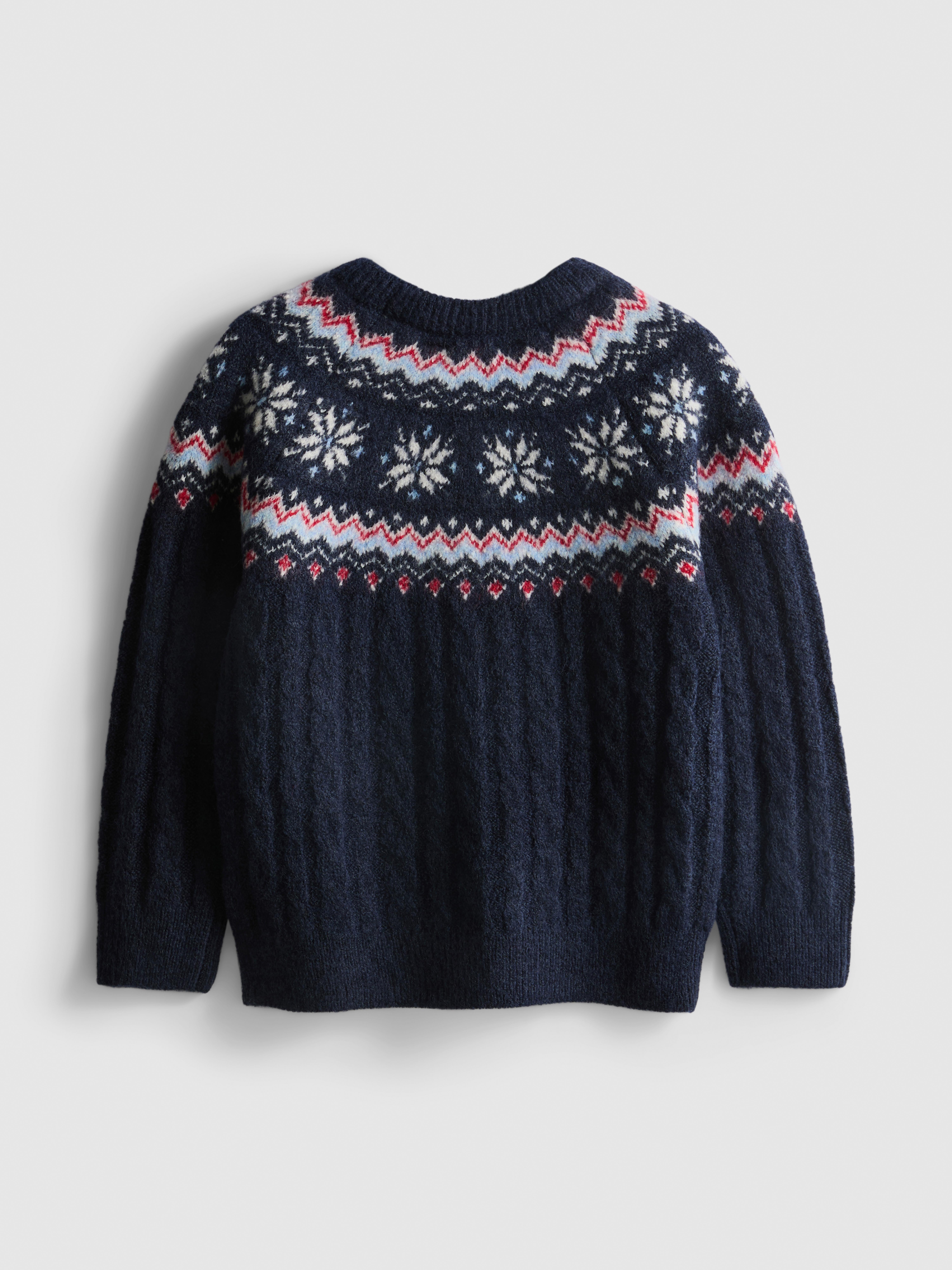 Boys Navy 1-9yrs | Fair Isle Family Christmas Jumper | Penneys