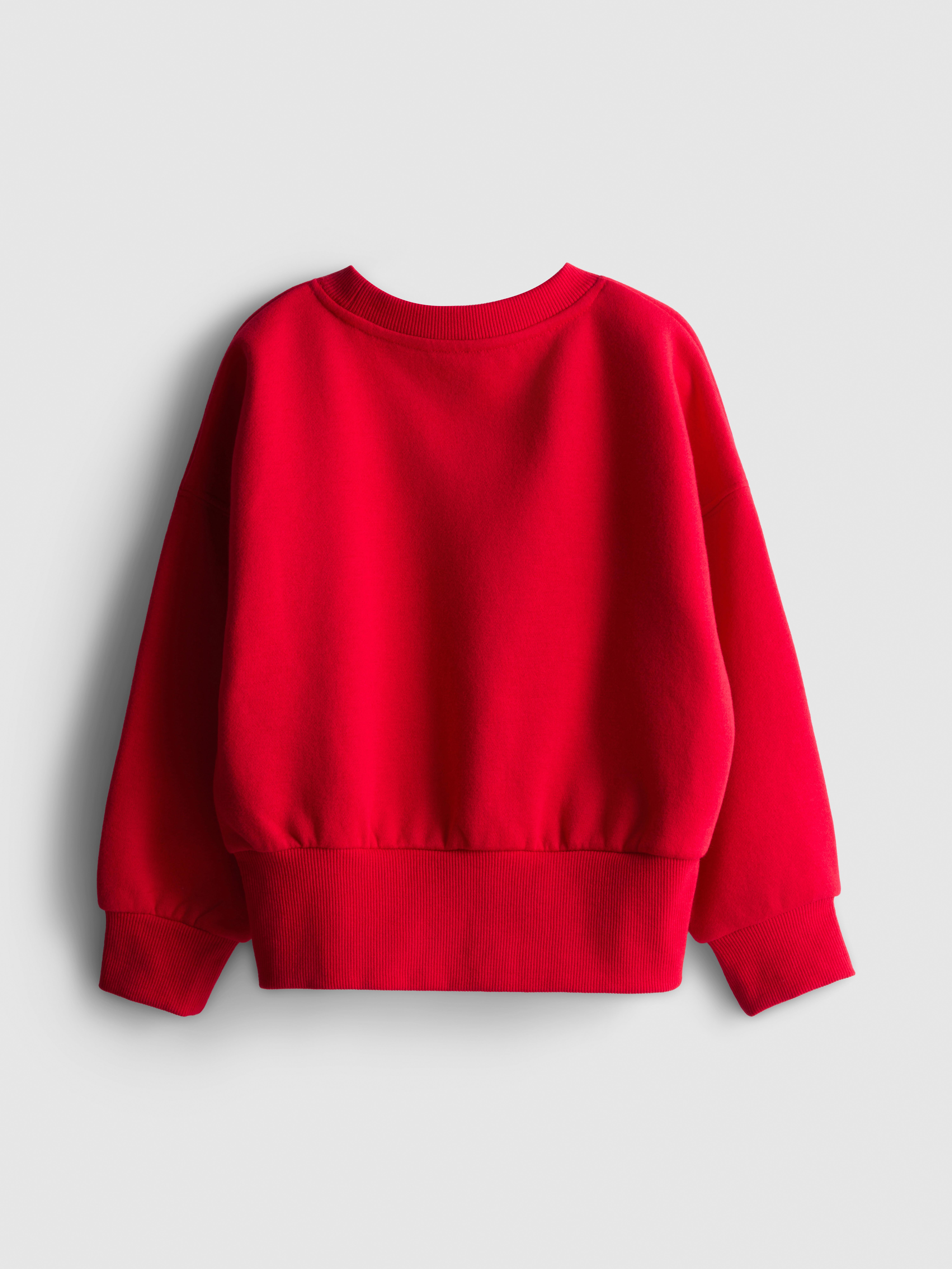 1-9yrs | Cotton-Rich Bouclé Bear Graphic Sweatshirt