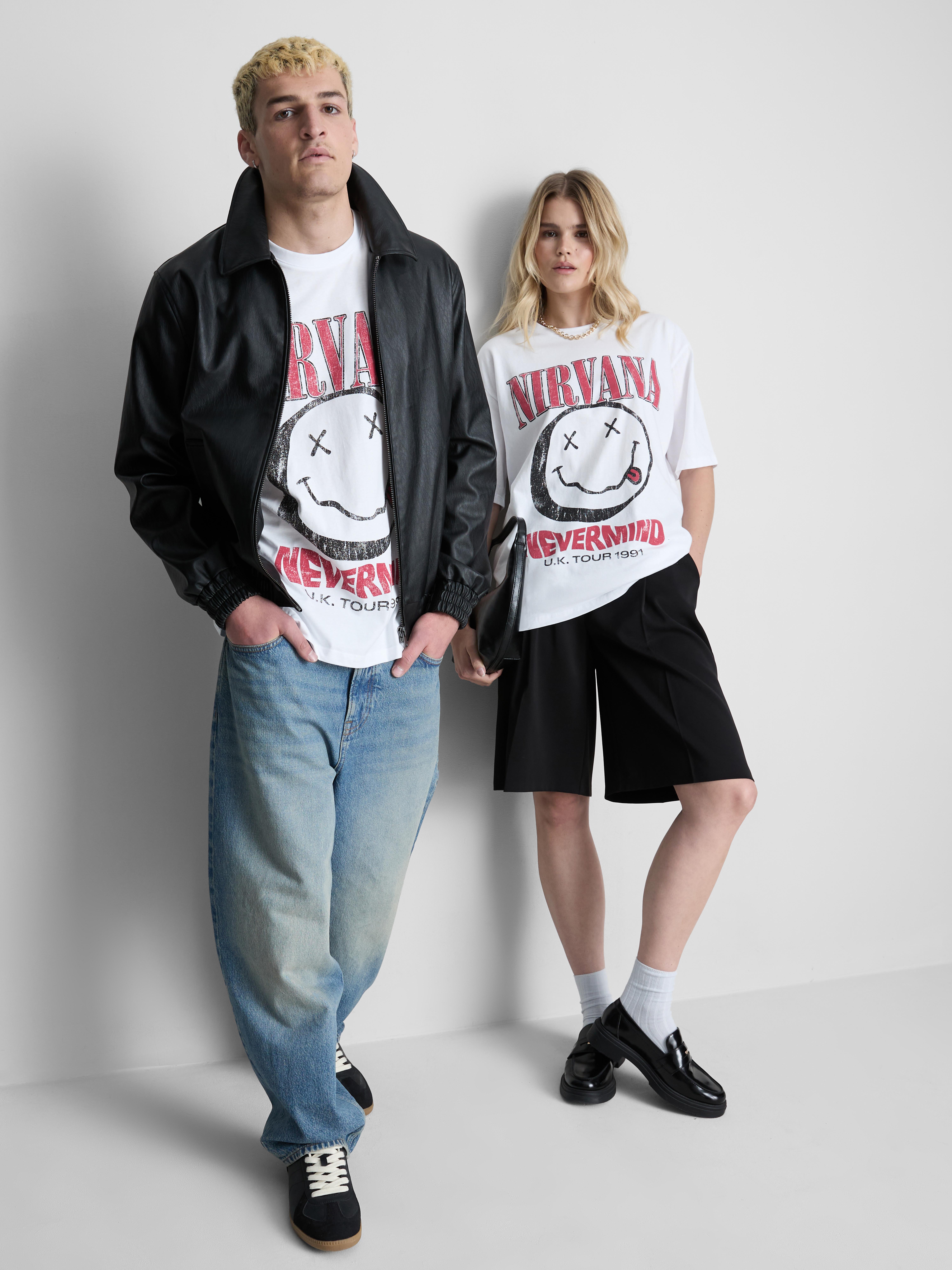 T-shirt z nadrukiem Nirvany