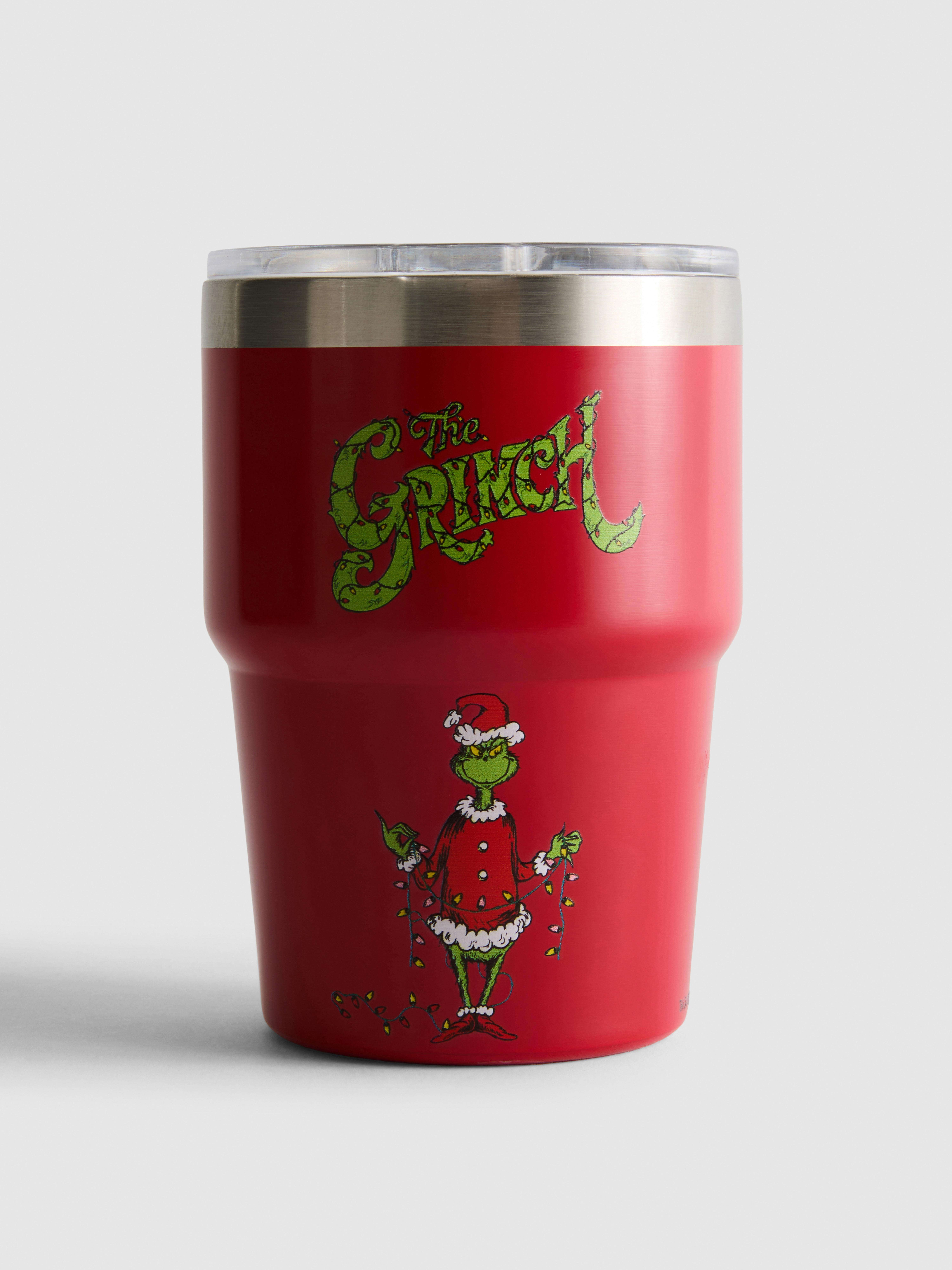 Der Grinch“ Weihnachts-Reisebecher - Rot