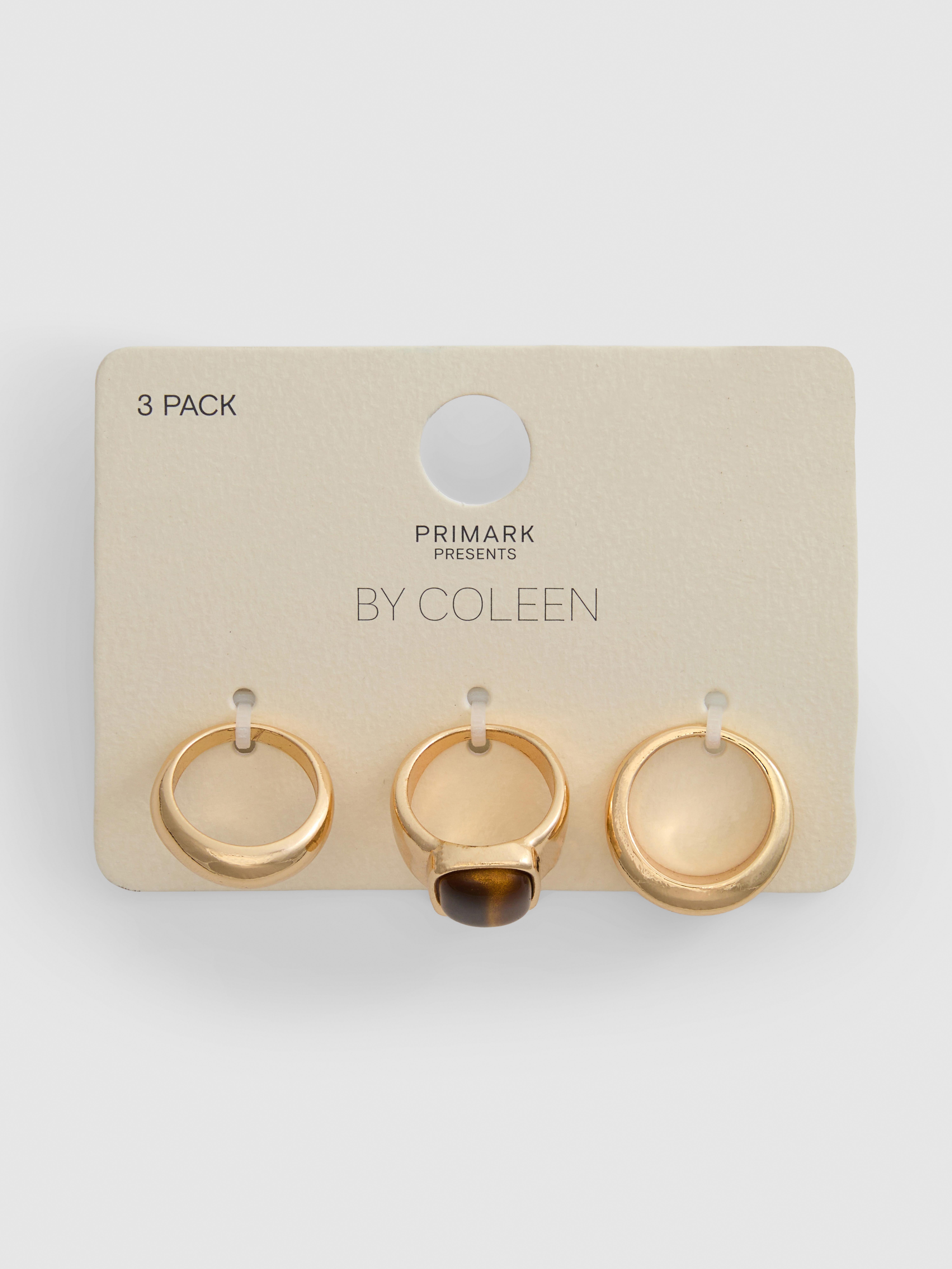 By Coleen 3pk Statement Rings